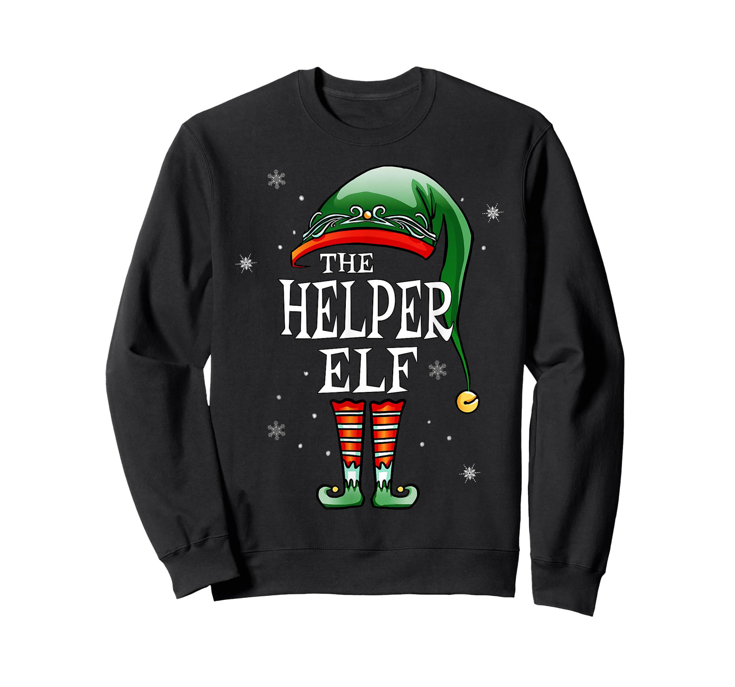 Matching Family Funny The Helper Elf Christmas T-Shirt