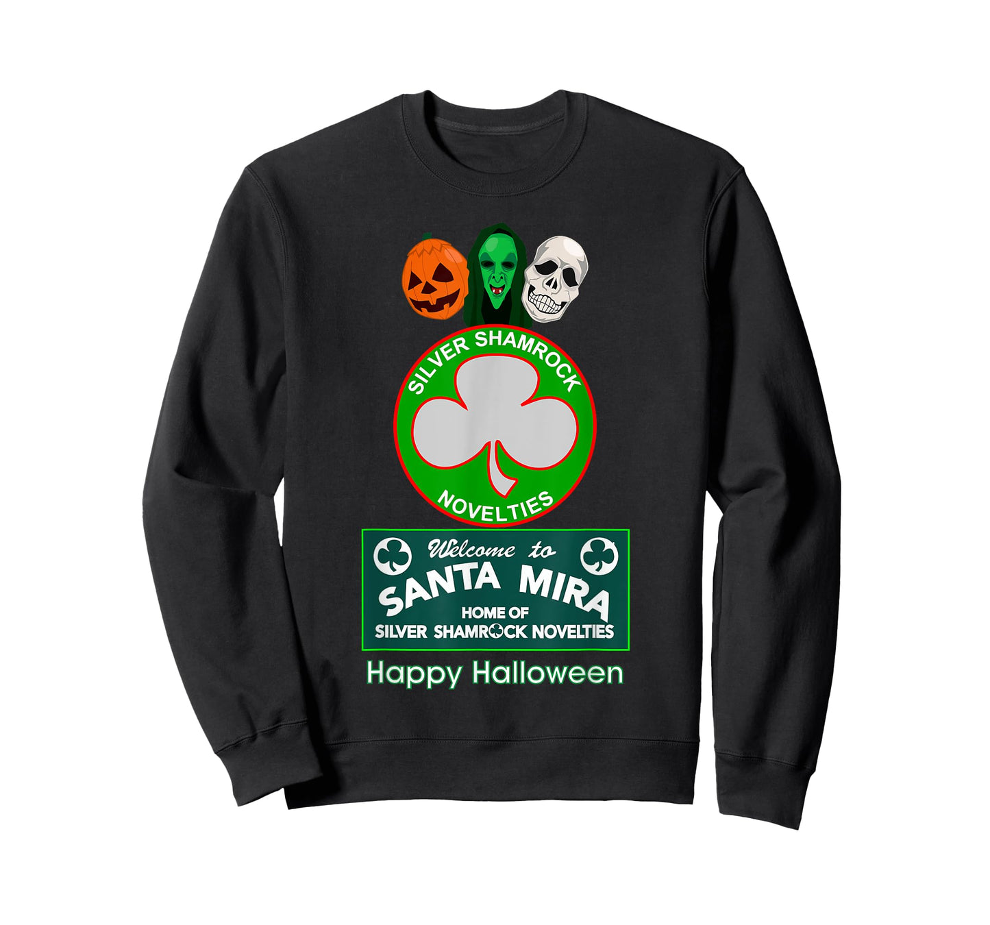Halloween III - Silver Shamrock and Santa Mira T-Shirt