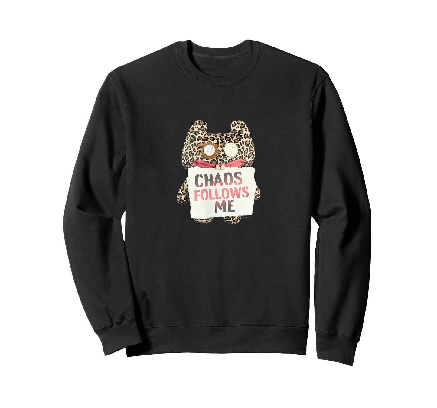 Fuggler Chaos Follows Me Animal Print Monster T-Shirt