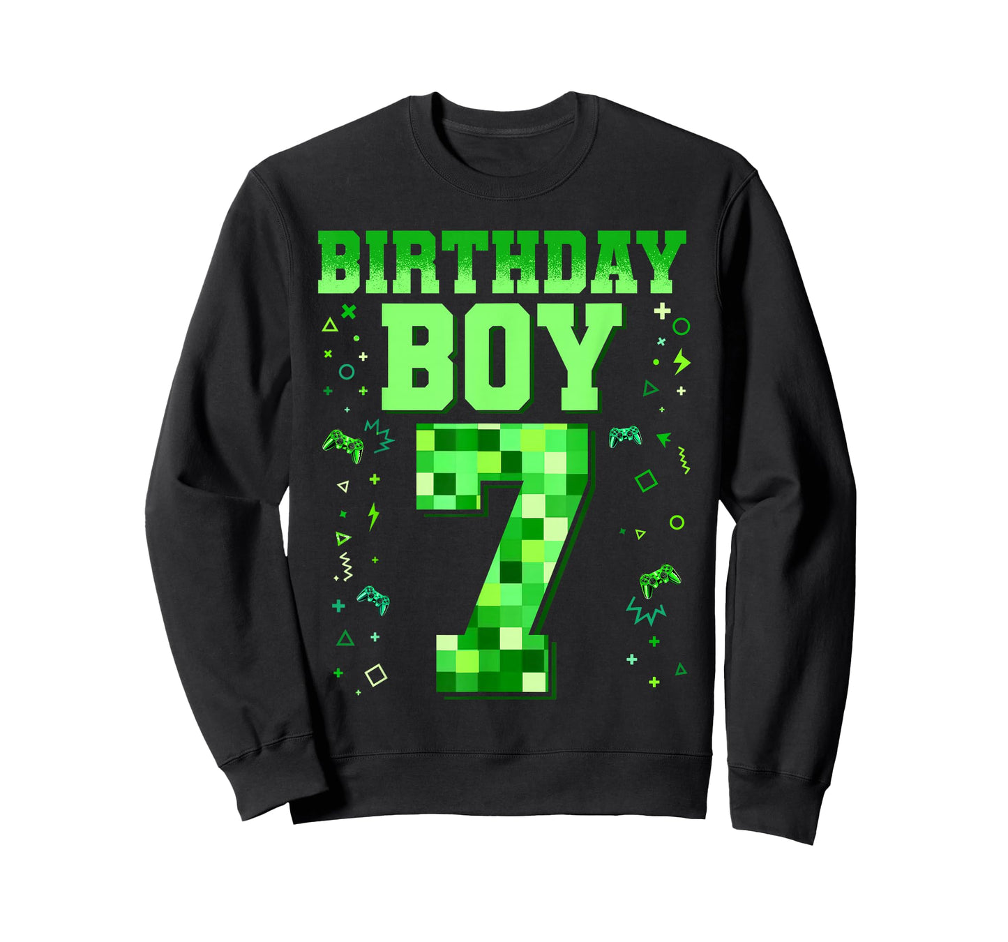 Birthday Boy Shirt It's My 7th Birthday Video Game T-Shirt