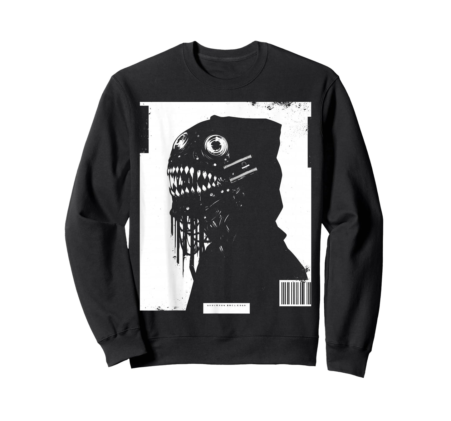 Horror Techwear Ghoul Futuristic Grunge Cybergoth Gothic T-Shirt