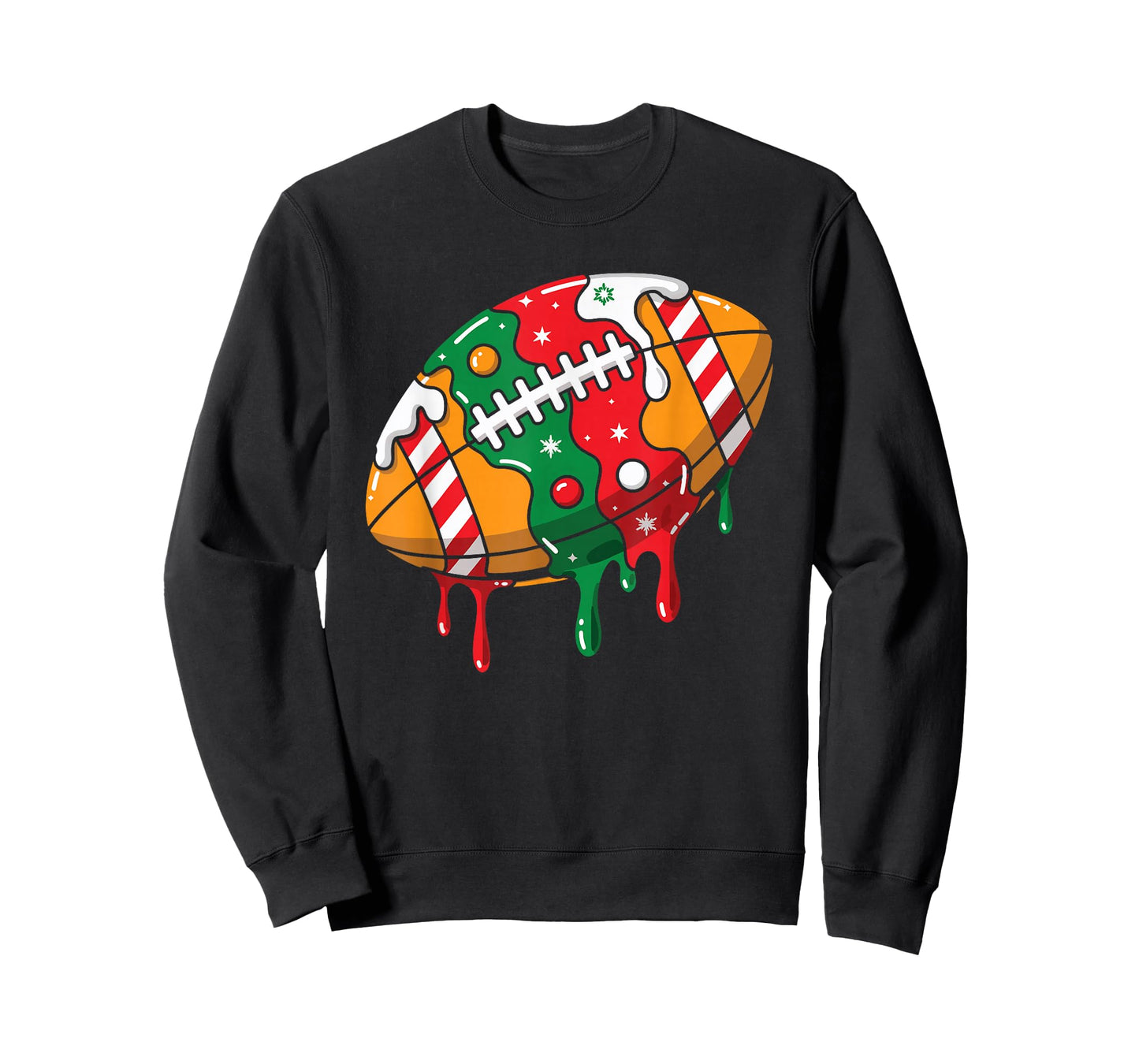 Football Christmas Drip T-Shirt