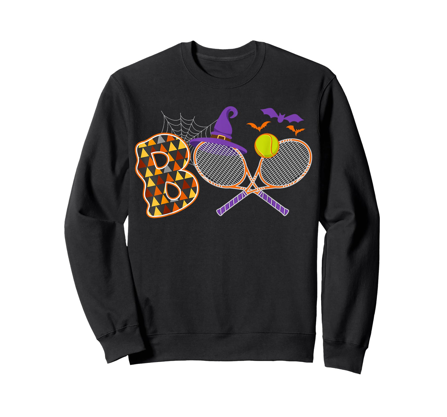 Boo Creepy Tennis Halloween Pumpkin Tennis Ball Costume T-Shirt