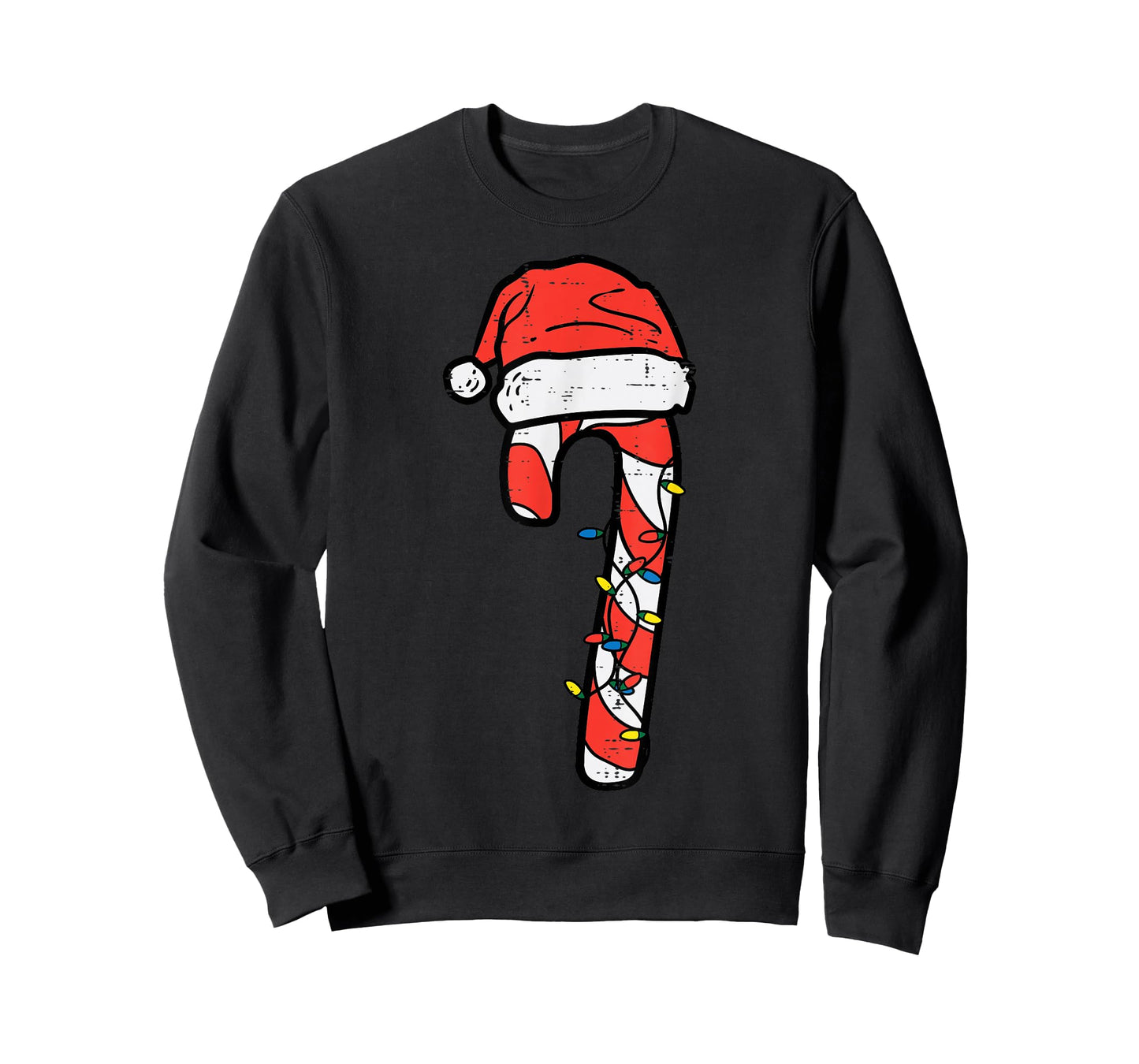 Christmas Candy Cane Santa Xmas Kids Toddler Youth Women Men T-Shirt
