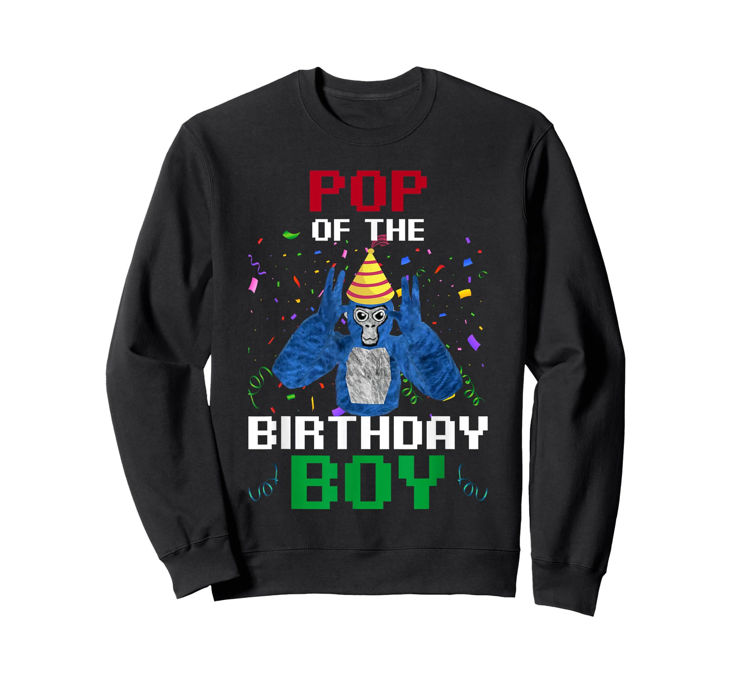 Pop Of The Birthday Boy Funny Gorilla Video Game Boy Kids T-Shirt