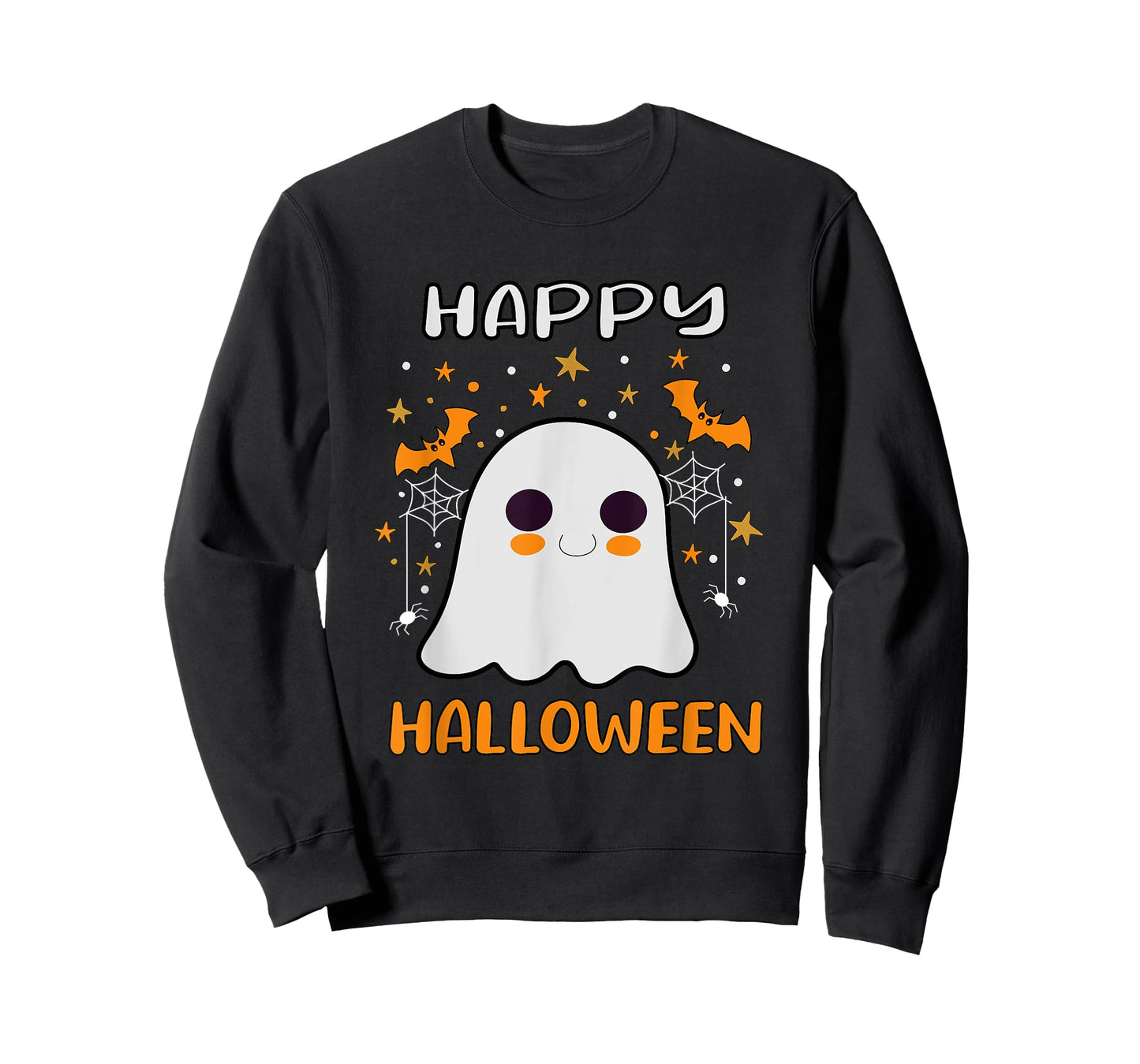 Happy Halloween Funny Halloween Ghost Cute for Women T-Shirt