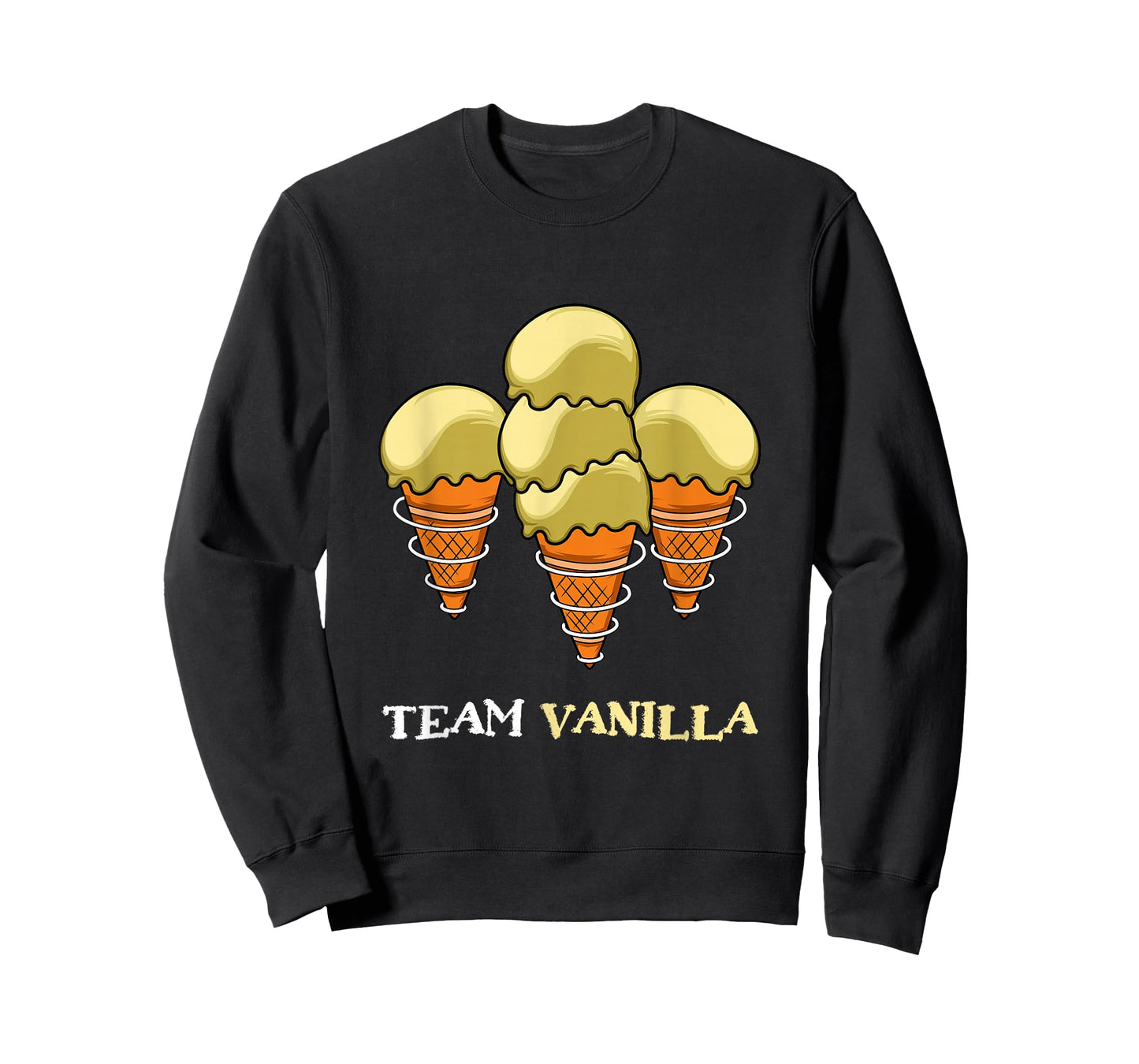 Team Vanilla Ice Cream Lovers. T-Shirt