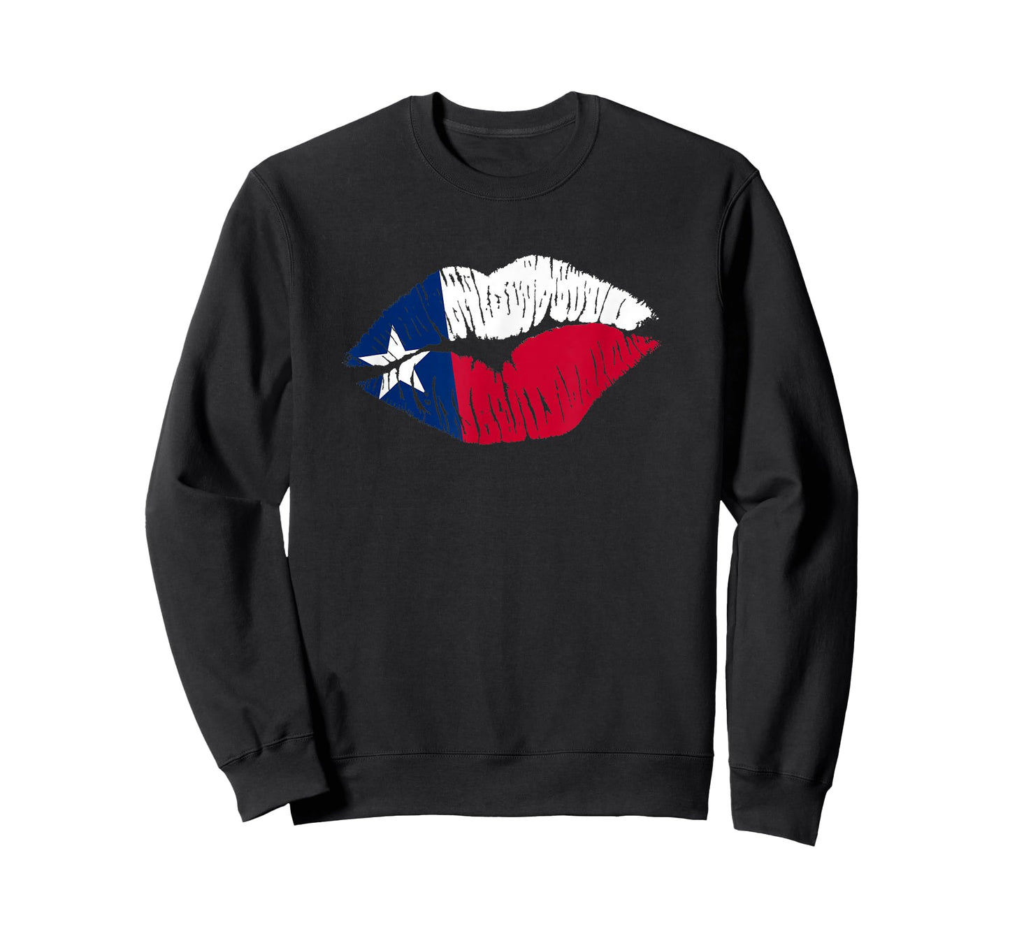 Sexy Biting Lips Texas Flag T-shirt T-Shirt
