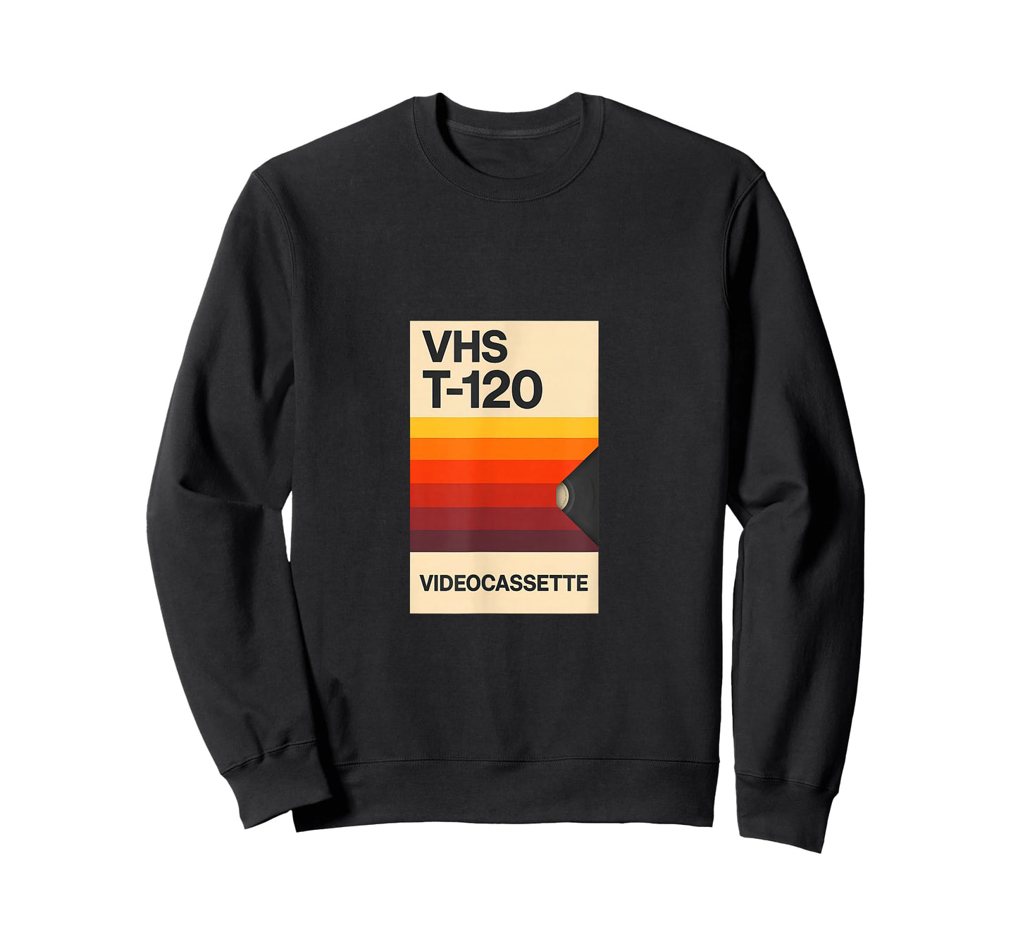 Retro VHS T-120 Videocassette 80s Nostalgia Analog Video T-Shirt