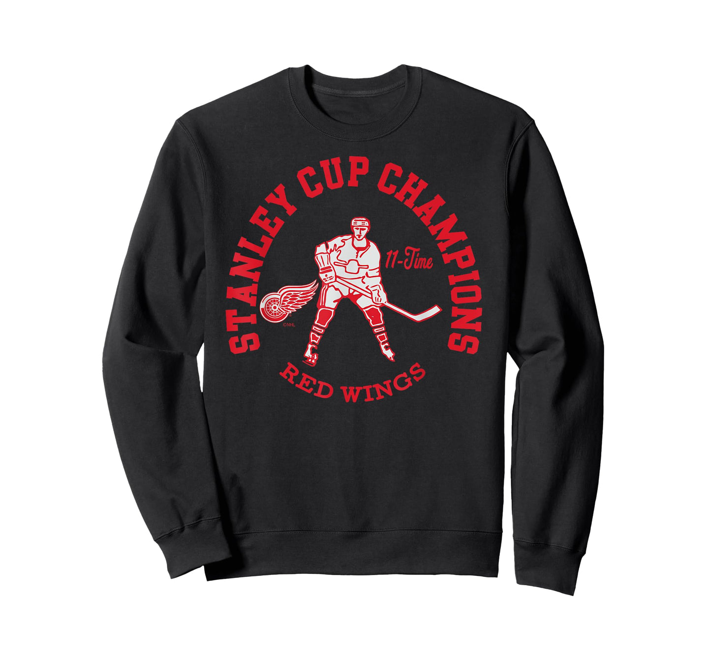 Detroit Red Wings Stanley Cup Champions 11-Time T-Shirt