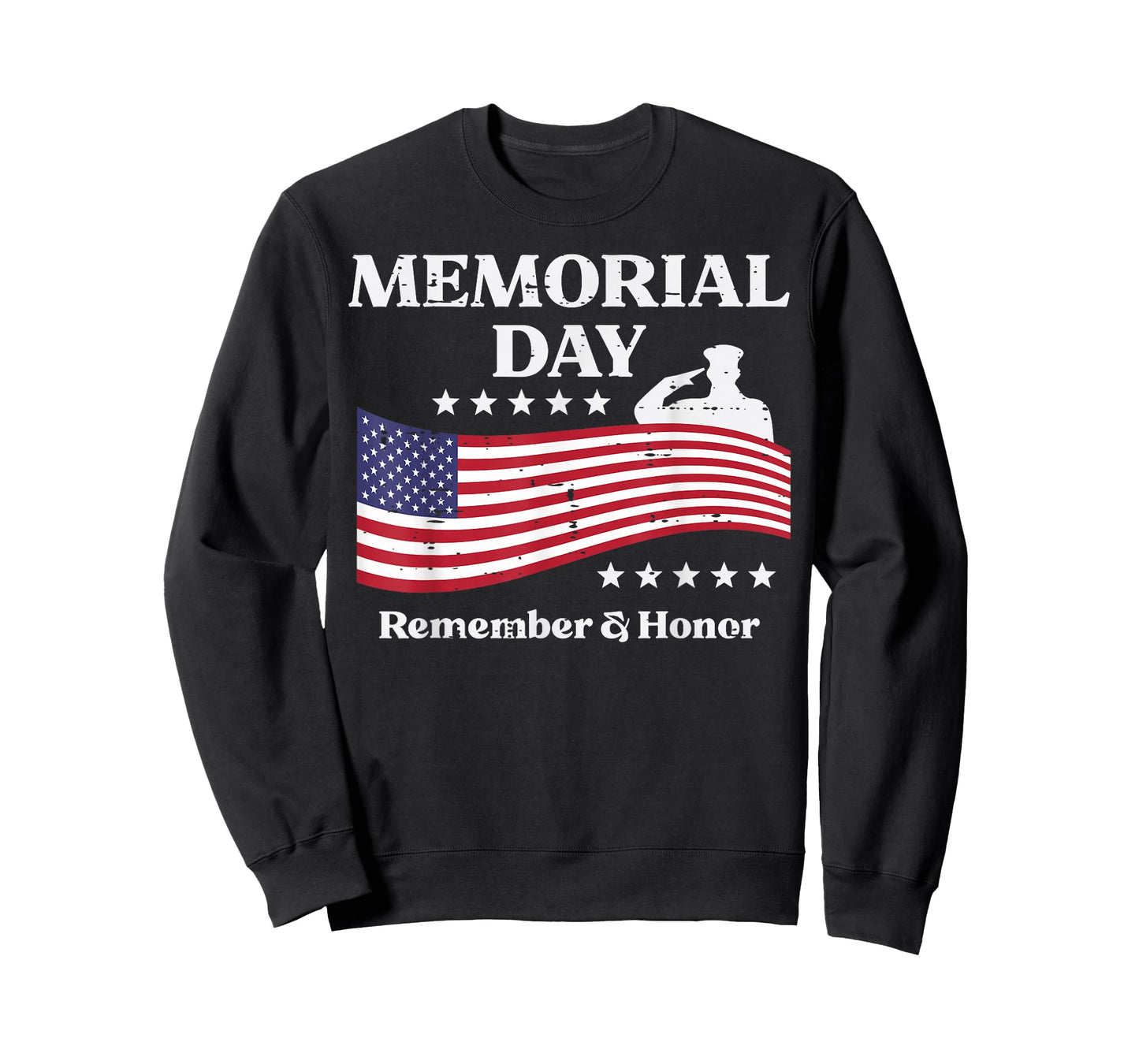 Memorial Day USA Flag Remember Honor Patriot Men Women Kids T-Shirt