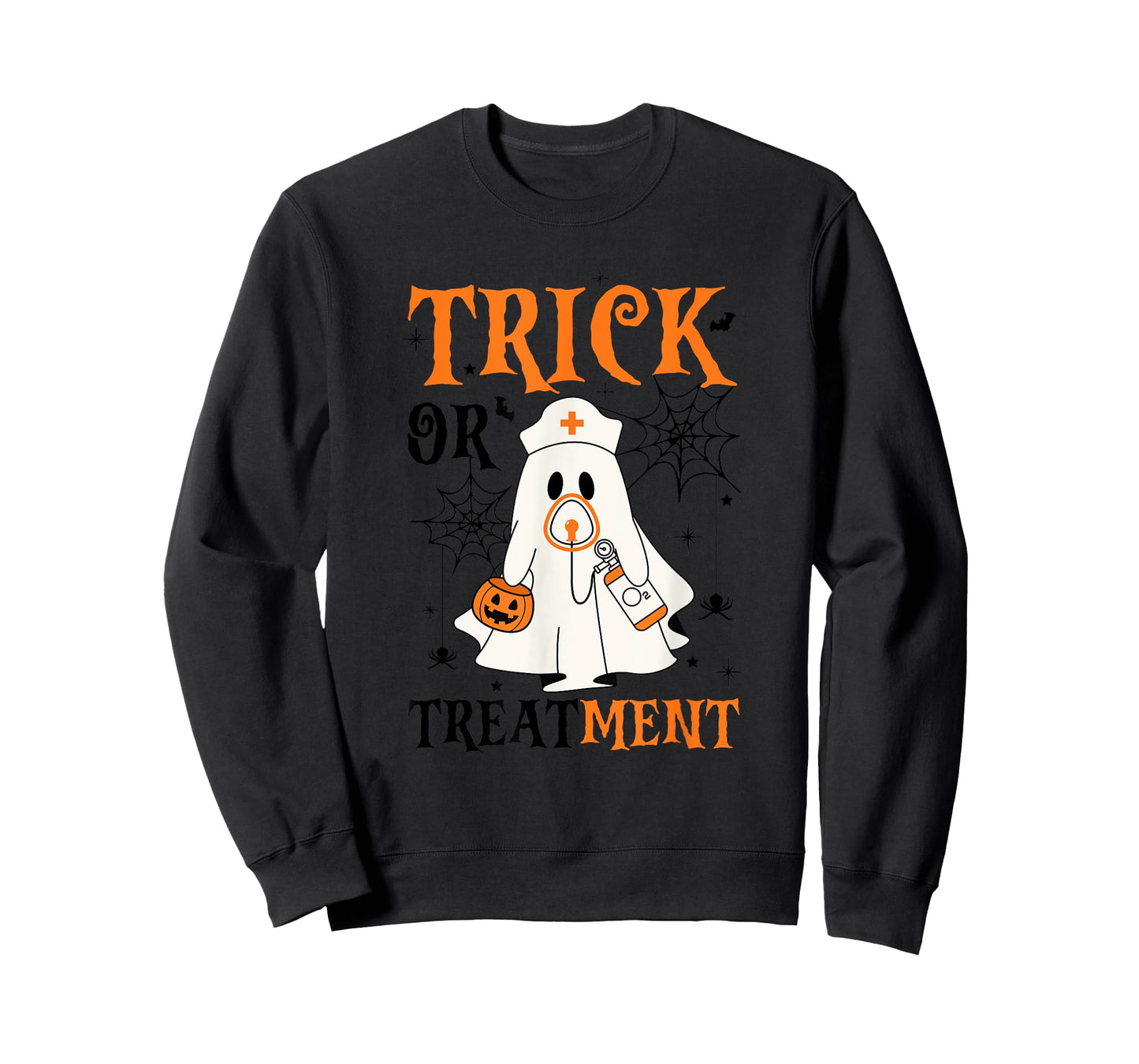Trick Or Treatment Respiratory Therapist Nurse Halloween T-Shirt