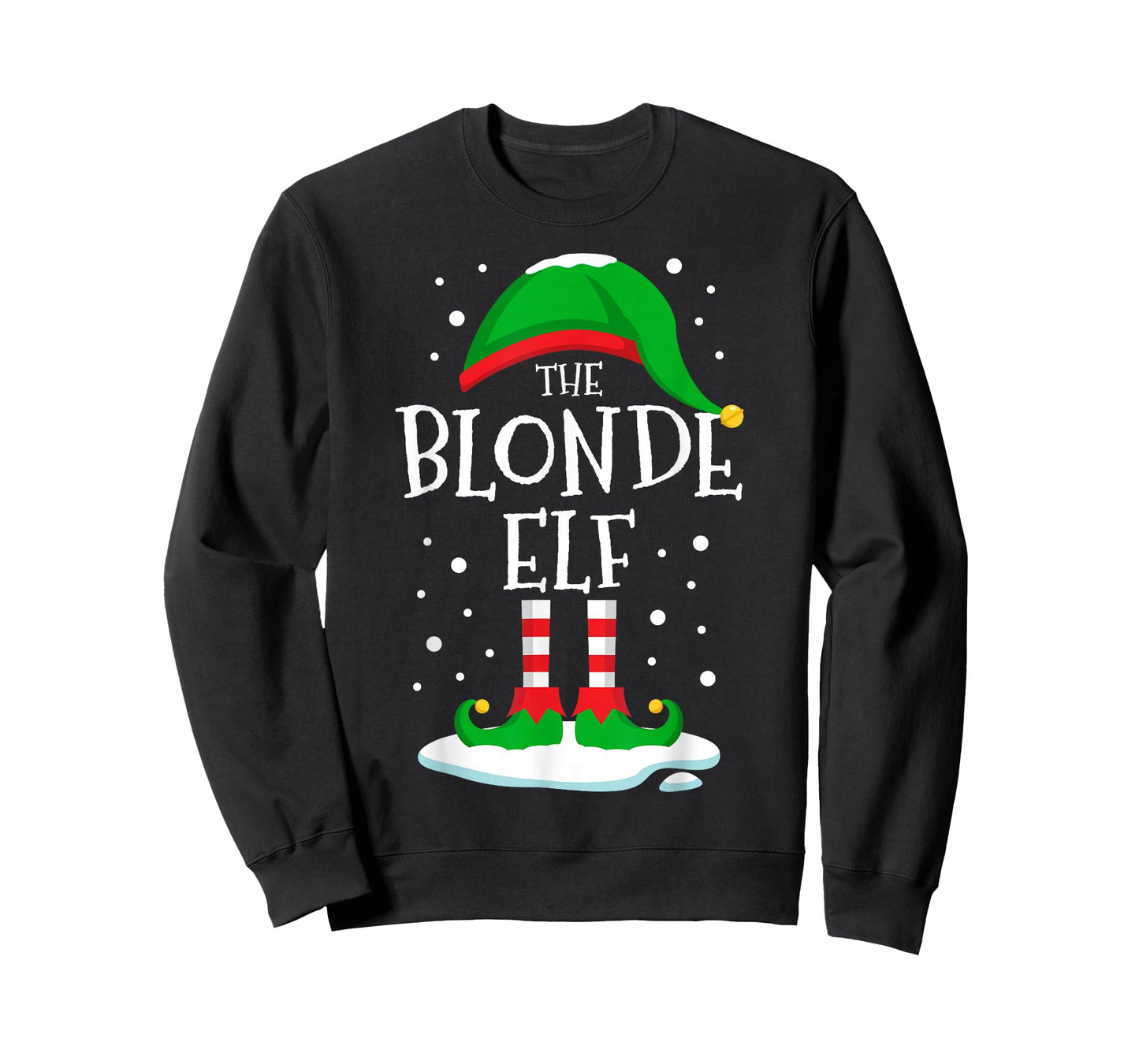 The Blonde Elf Christmas Family Matching Xmas Group Funny T-Shirt