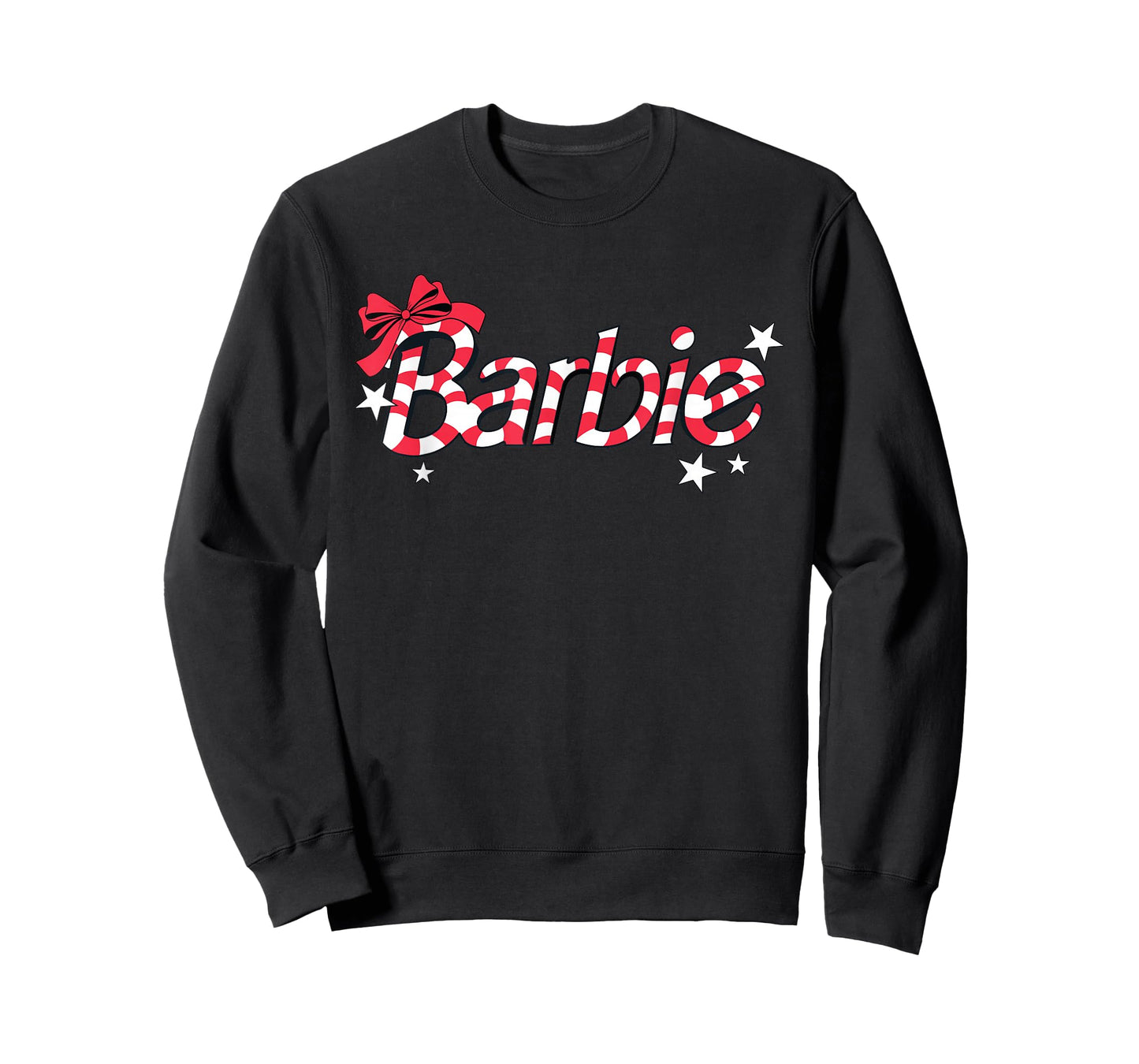 Barbie - Holiday Candy Cane Logo T-Shirt