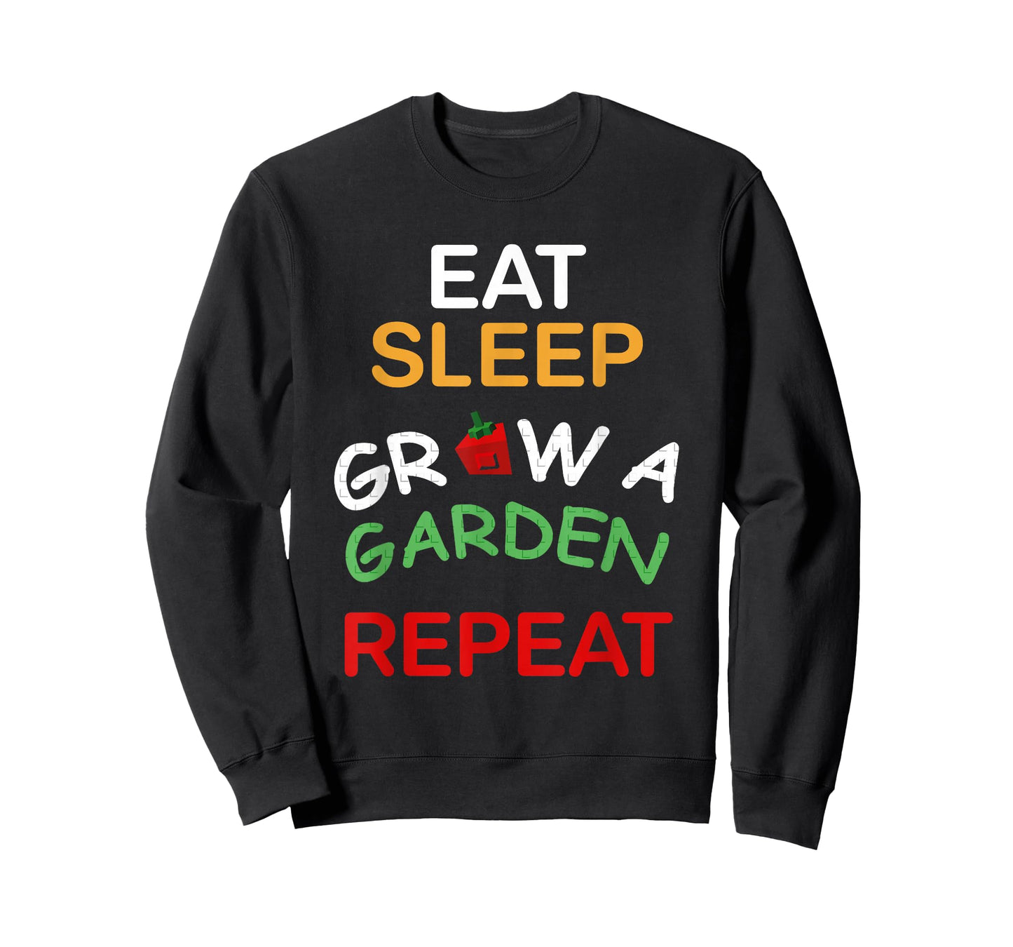 Funny Eat Sleep Grow A Garden Repeat Gamer Design T-Shirt