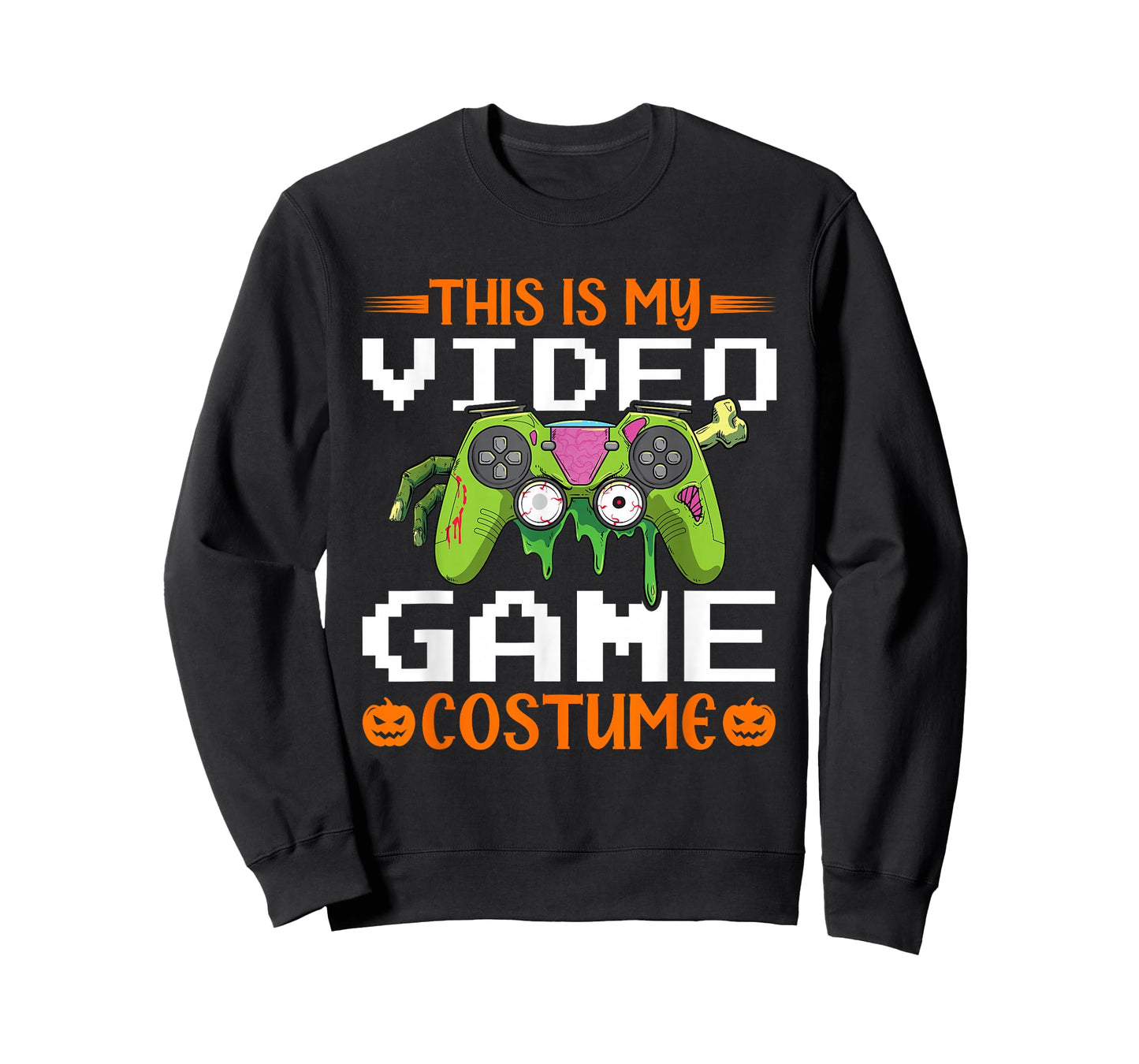 This Is My Video Game Costume, Halloween Gaming Zombie T-Shirt