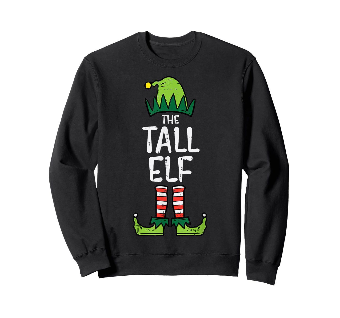 Tall Elf Xmas PJs Matching Christmas Pajamas For Family T-Shirt