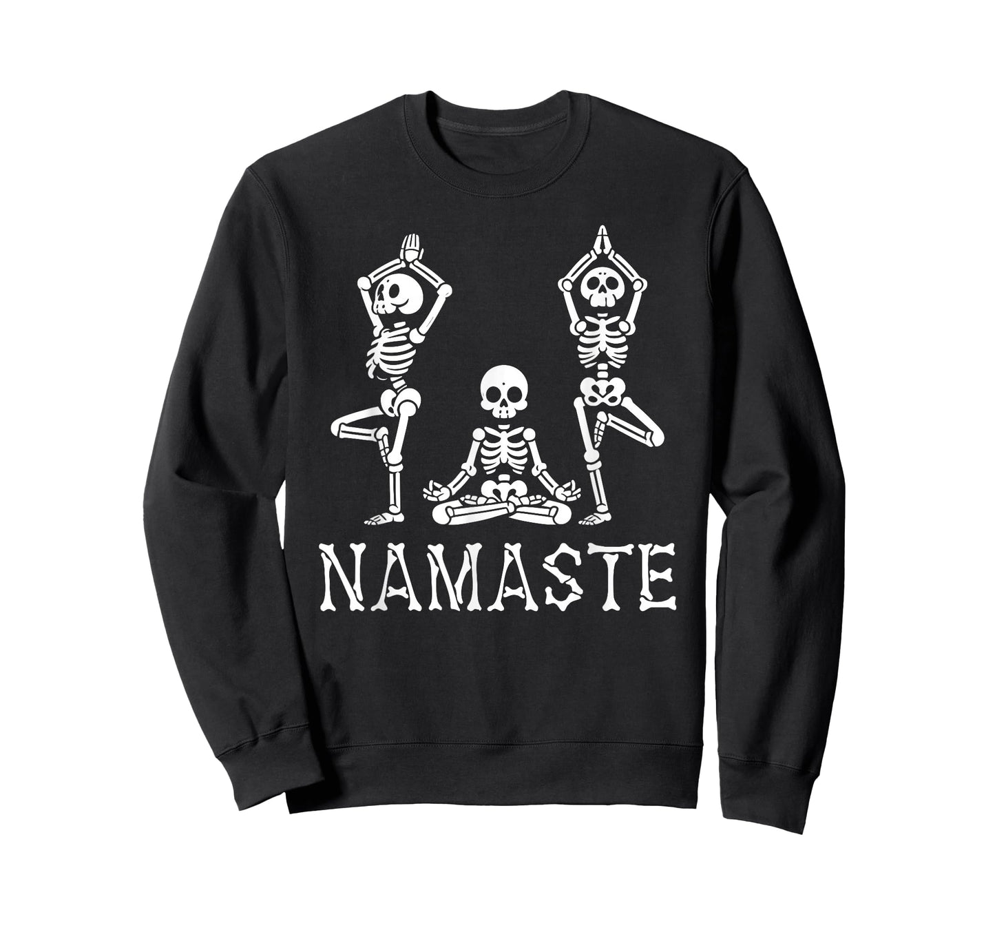 Namaste Skeletons Yoga Lover For Yogi Workout Women Men T-Shirt