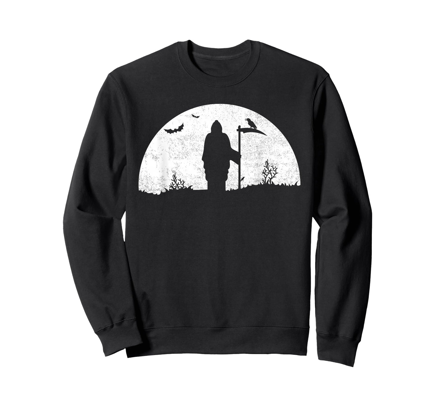 Death Grim Reaper Graphic T Shirt Distressed Vintage Look T-Shirt