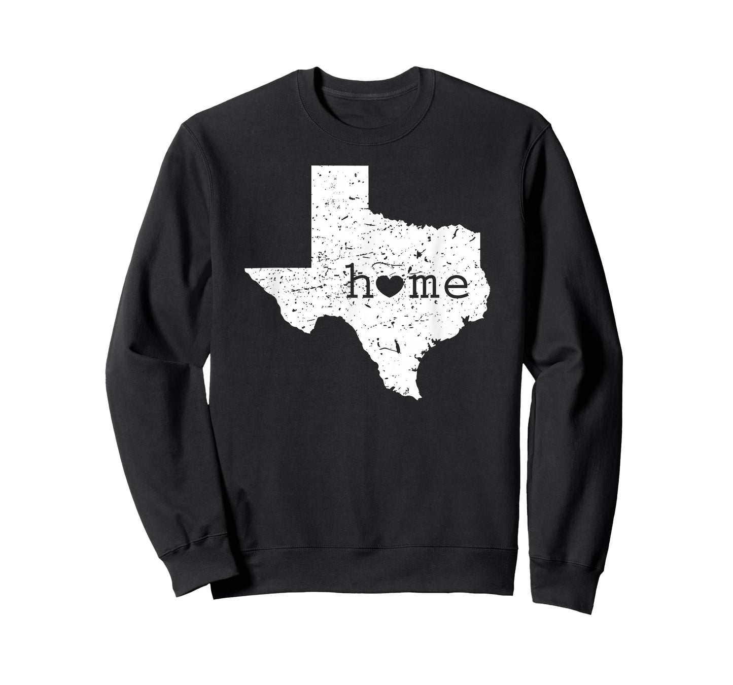 Texas Home Distressed TX Map with Heart T-Shirt