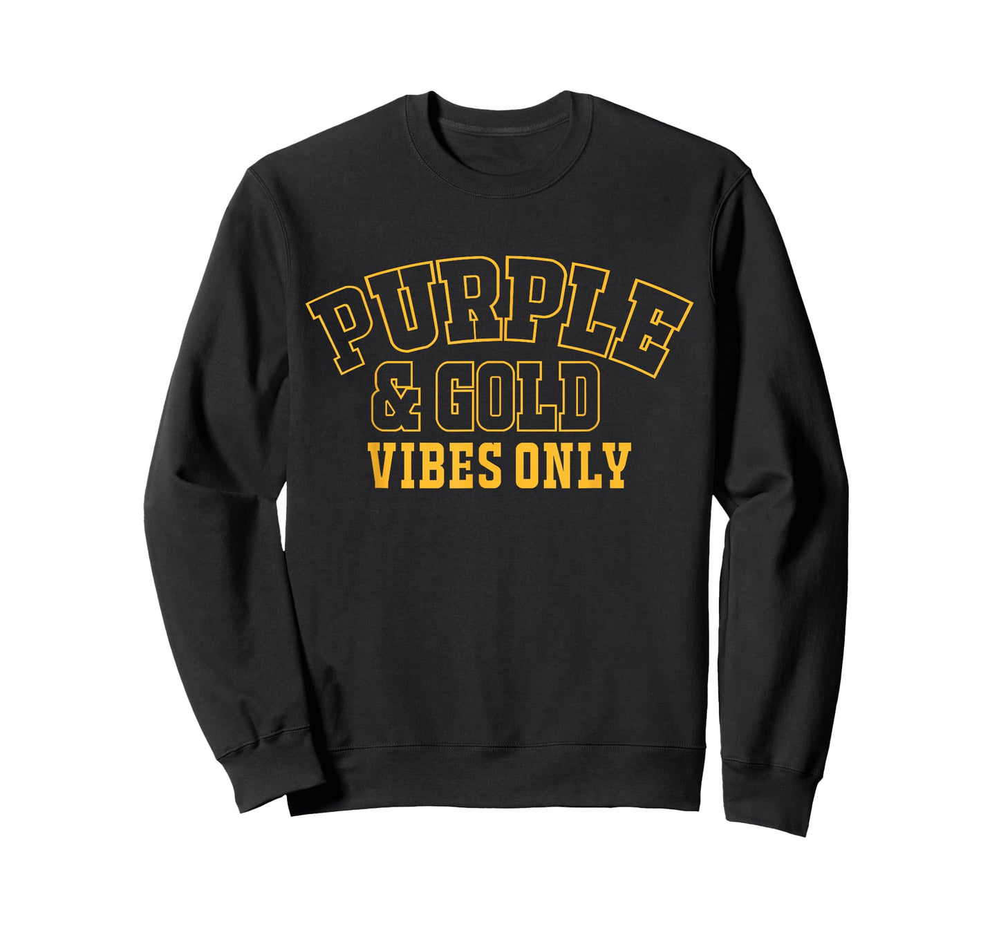 High School Football Purple & Gold Game Day T-Shirt