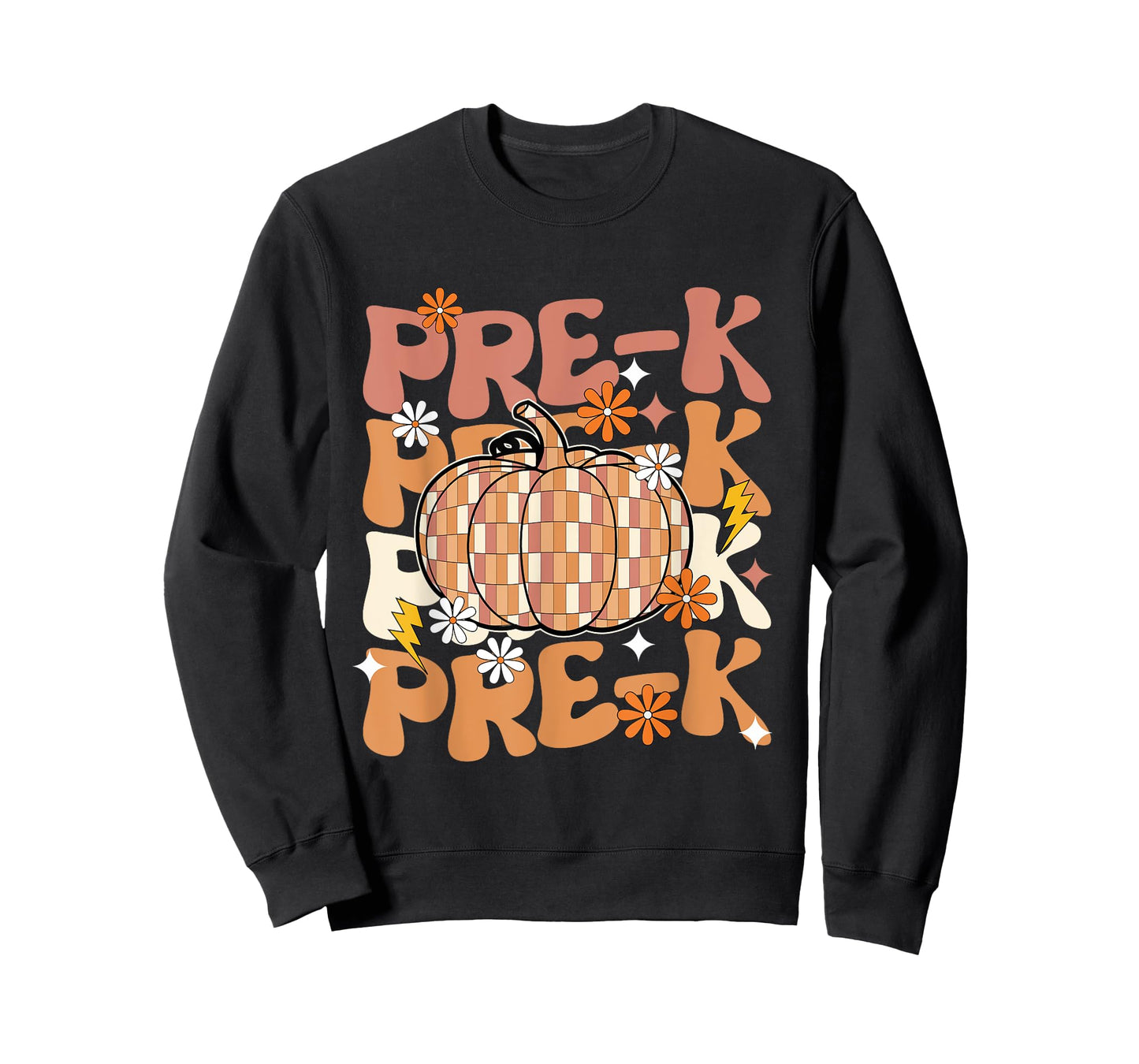Pre-K Teacher Thanksgiving, Halloween Fall Pumpkin Teacher T-Shirt