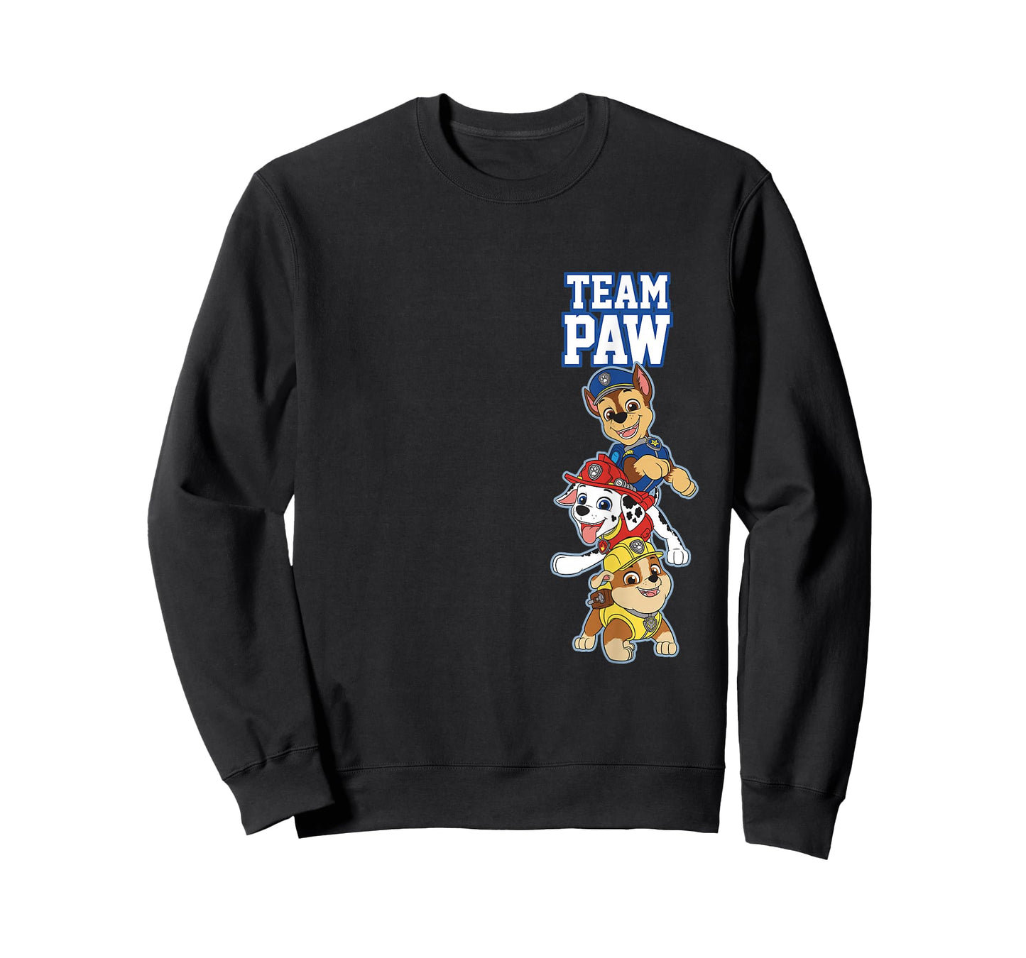 Paw Patrol Team Paw Pup Stack Trio Cute Smiles T-Shirt