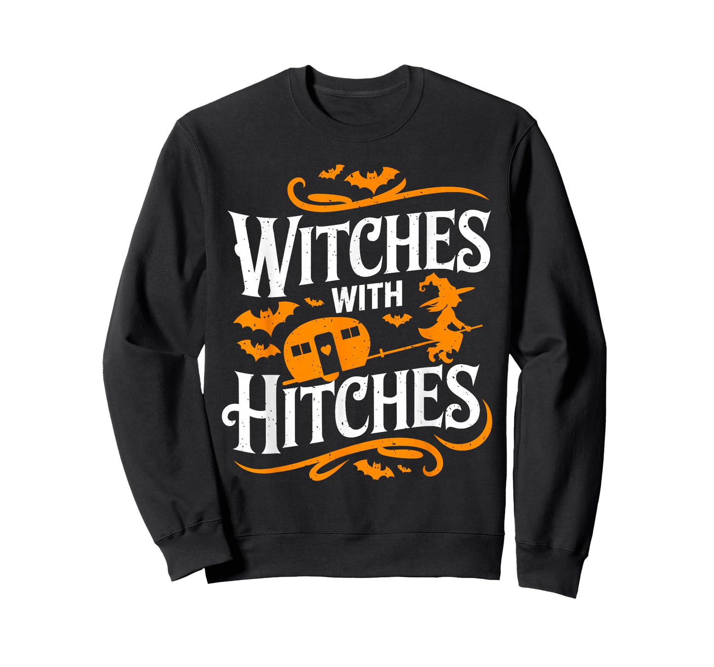 Witches With Hitches Funny Halloween Camping Witches T-Shirt