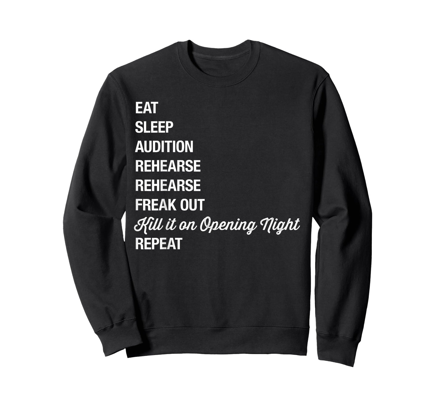 Funny Theatre Geek Gift Musical Life Eat You T-Shirt