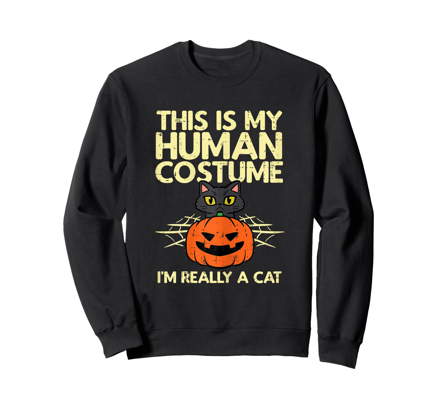 Halloween My Human Costume Im A Cat Costume Women Girls Kids T-Shirt