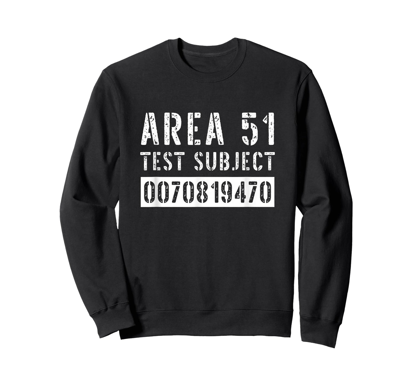 Area 51 Test Subject Costume Roswell Alien UFO Conspiracy T-Shirt