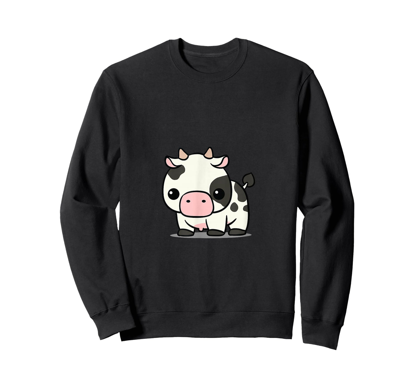 Chibi Kawaii Cow Farmer Farm Animal Lover T-Shirt