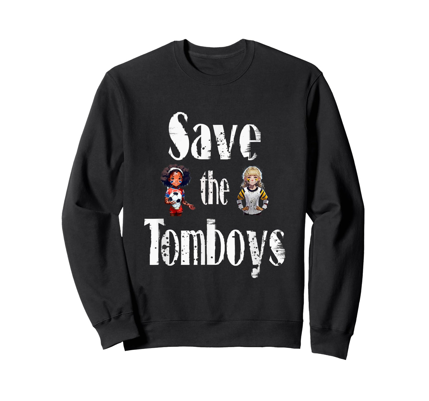 Save The Tomboys Girl Power Awareness T-Shirt
