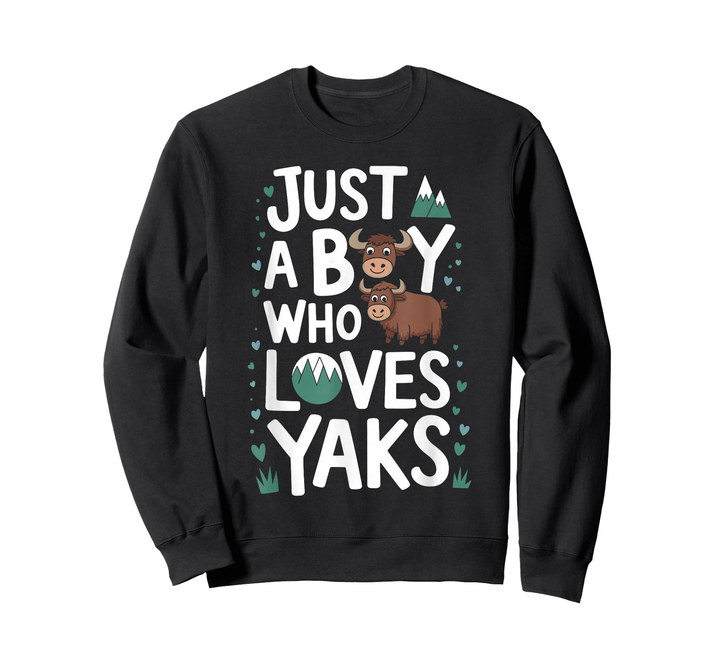 Just A Boy who loves YAKS T-Shirt Funny YAK T-Shirt