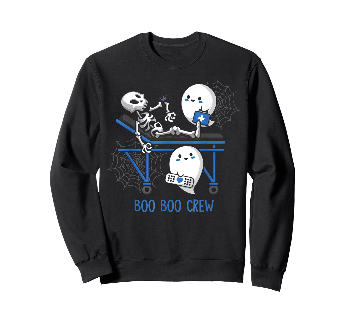 Boo Boo Crew Ghost Doctor Paramedic EMT Nurse Halloween T-Shirt