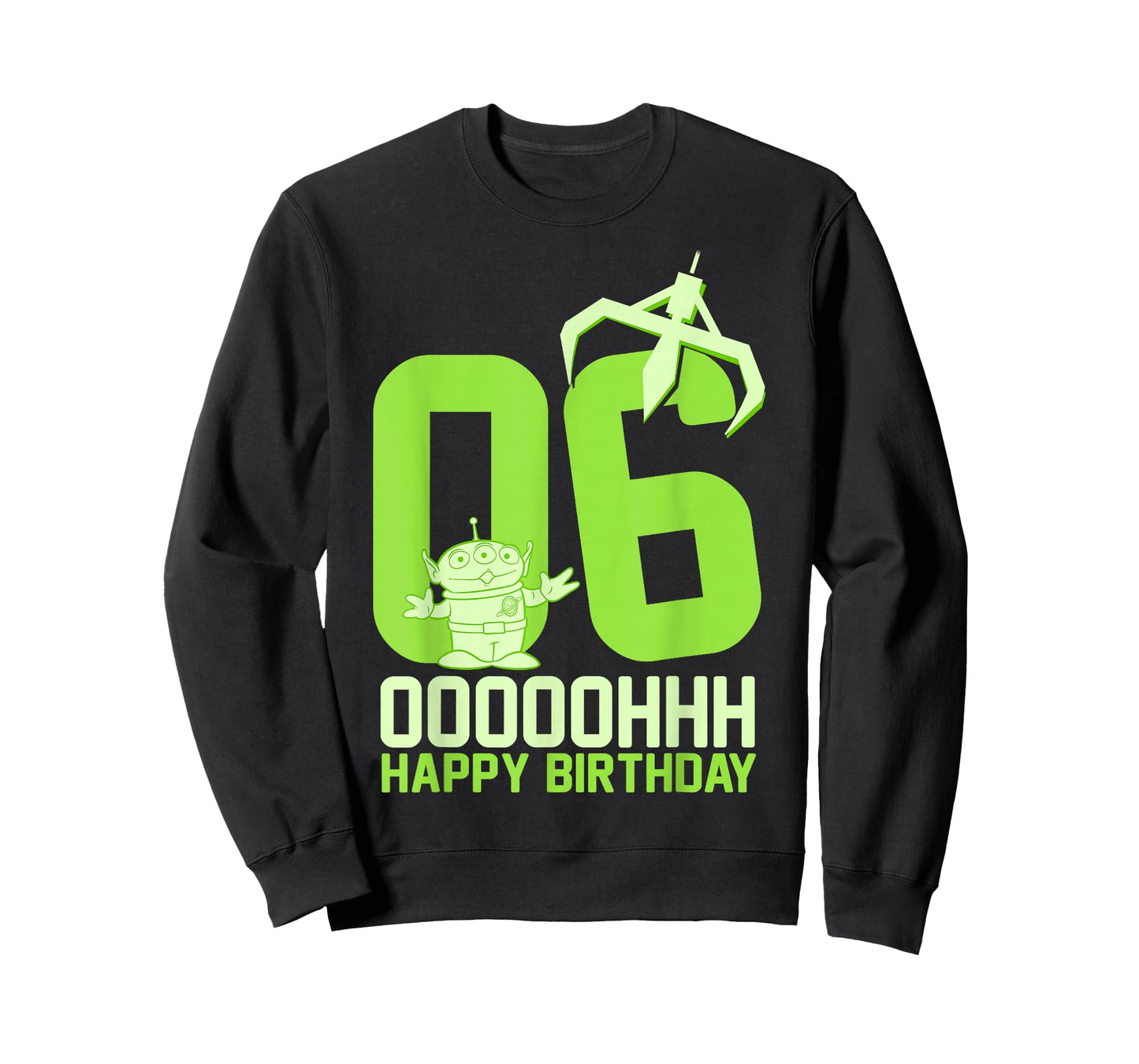 Disney Pixar Toy Story Alien OOOOH Happy 6th Birthday T-Shirt