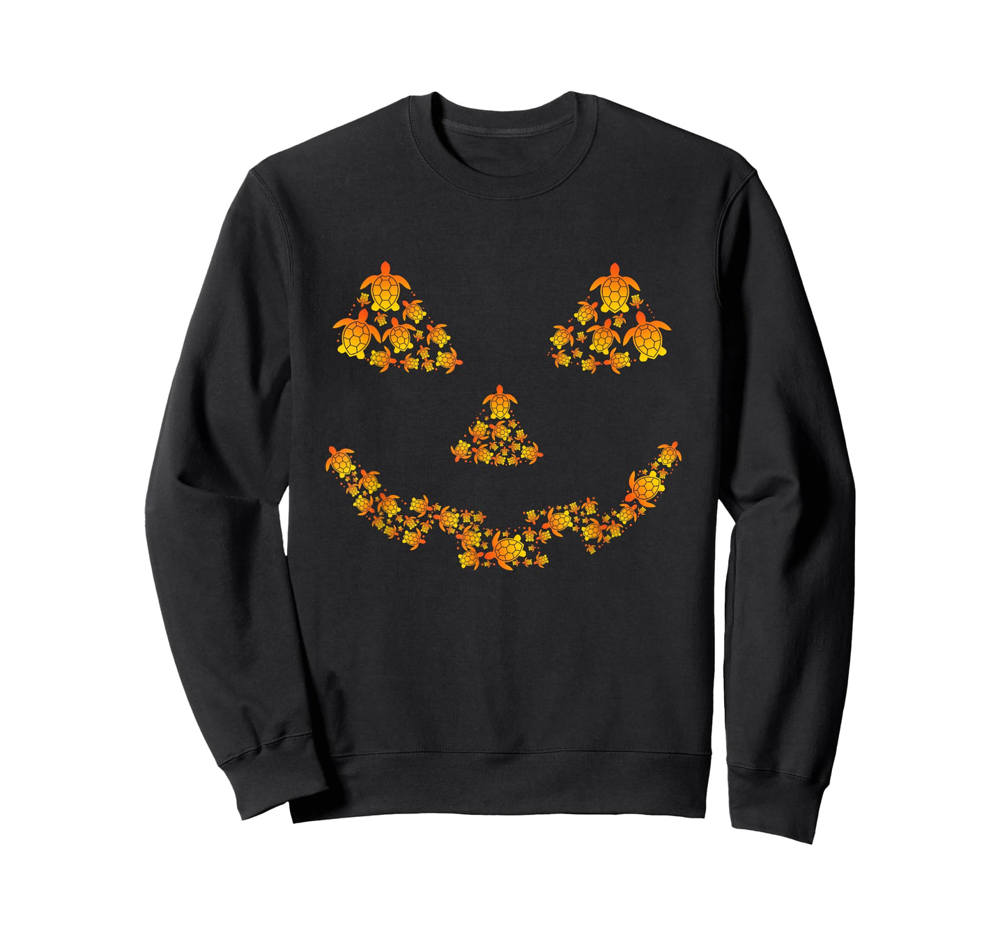 Cute Pumpkin Jack O Lantern Turtle Sea Halloween Costume T-Shirt