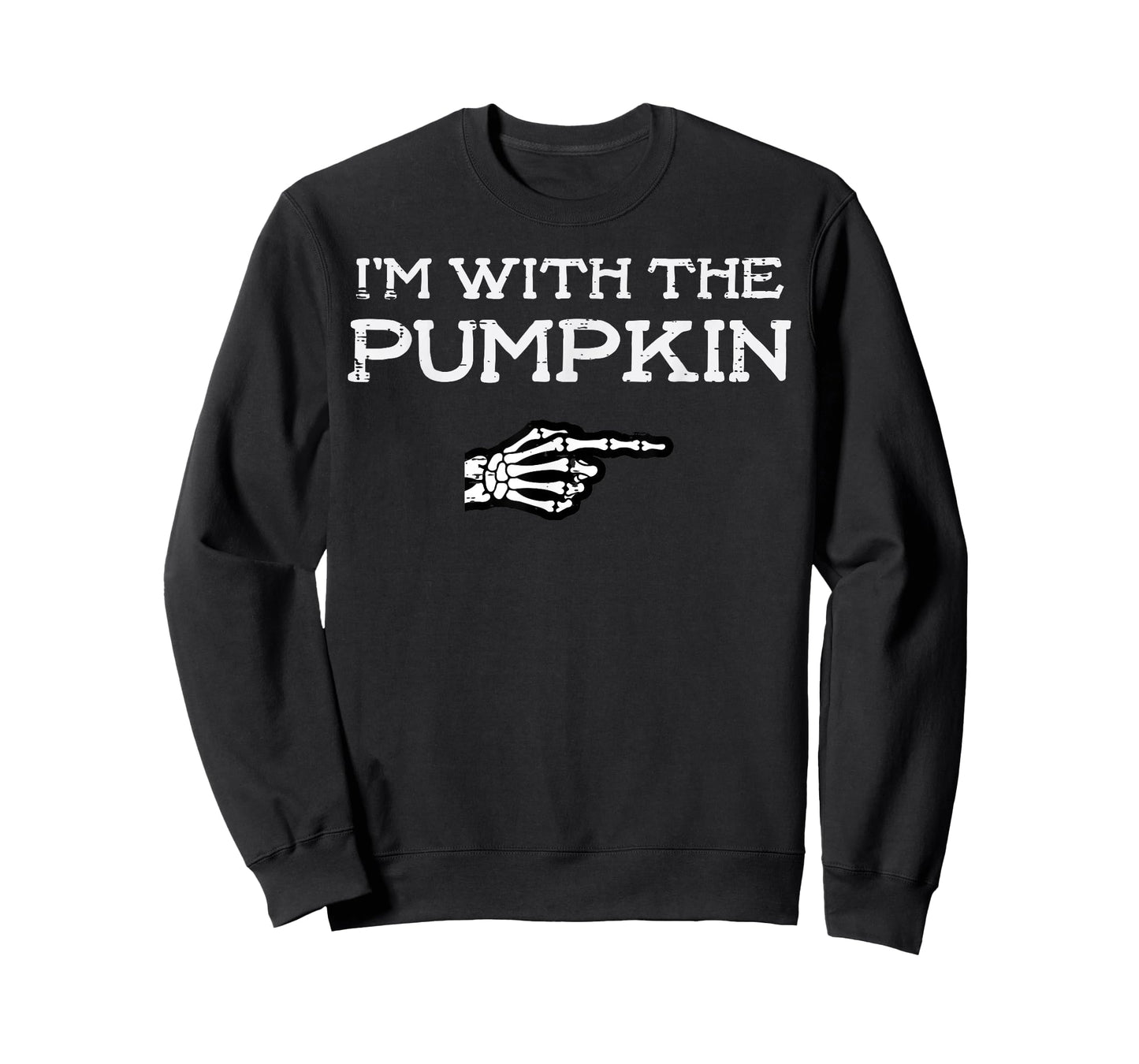 Halloween Match Im with Pumpkin Couple Costume Men Women Kid T-Shirt