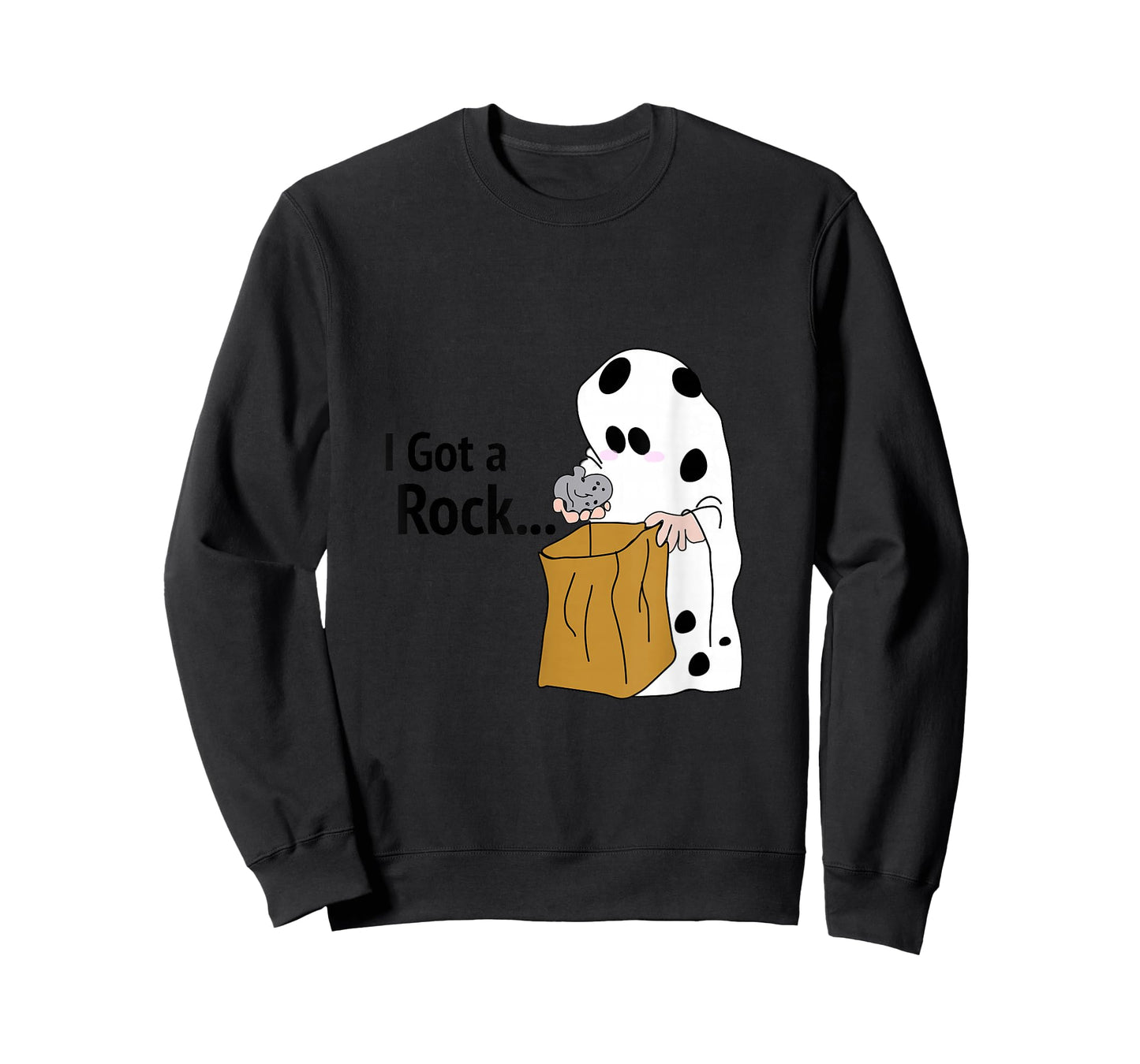I Got A Rock T shirt | Funny | Halloween| shy ghost. T-Shirt