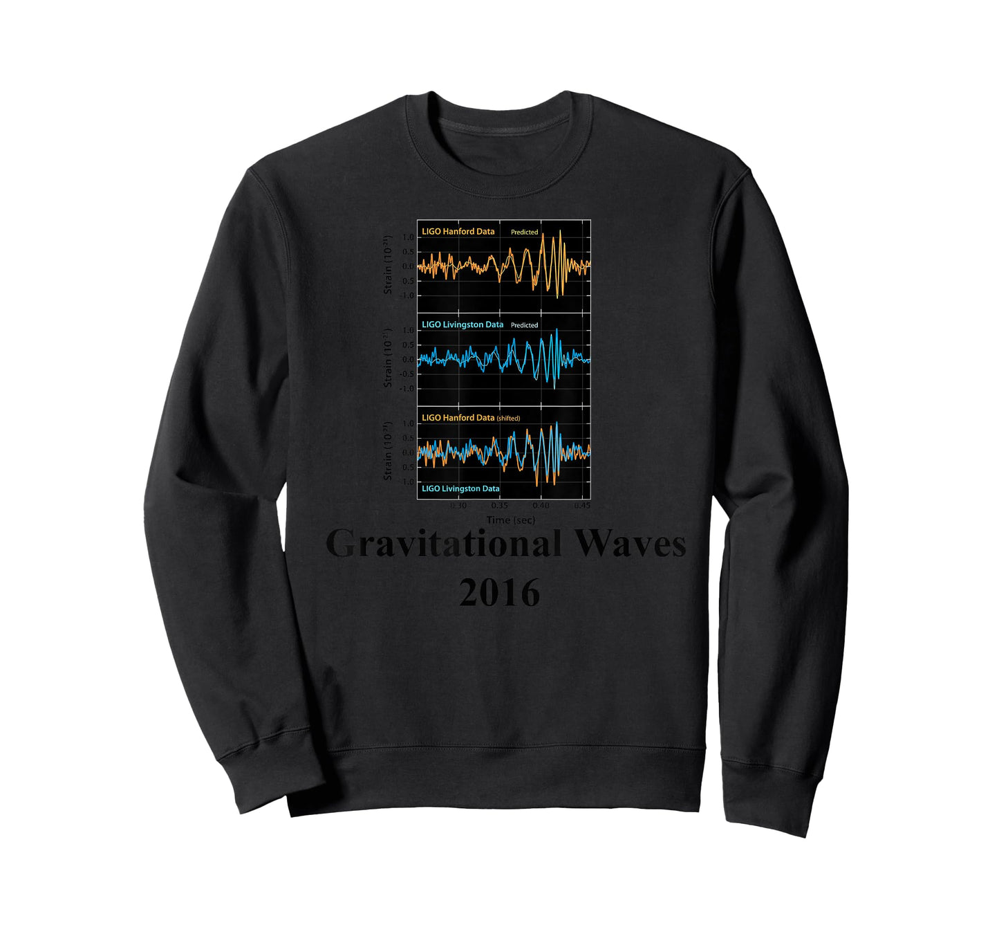 Gravitational Waves LIGO T-Shirt Vintage 2016 T-Shirt