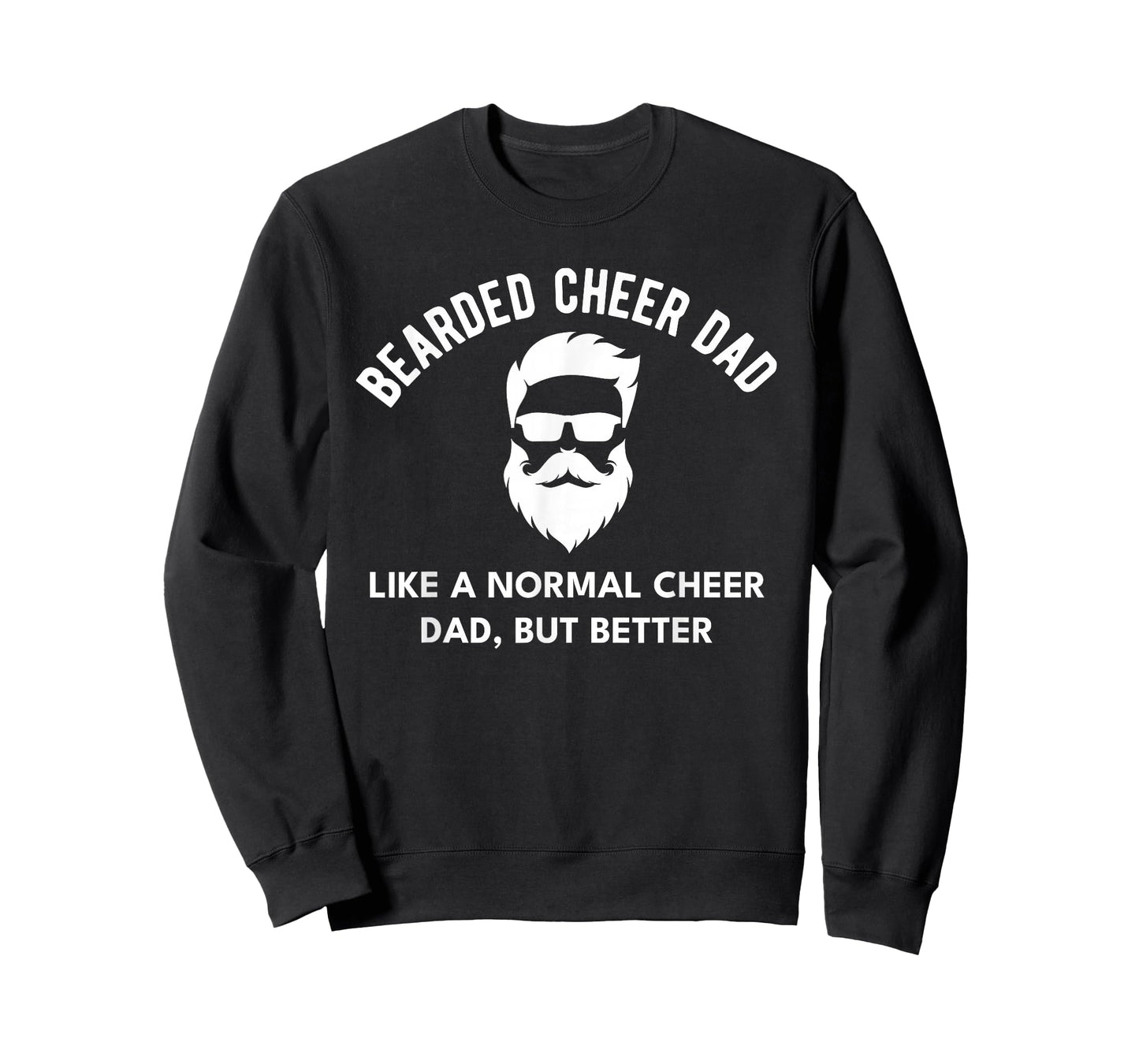Cheer Dad Bearded Definition Cheerleading Funny T-Shirt
