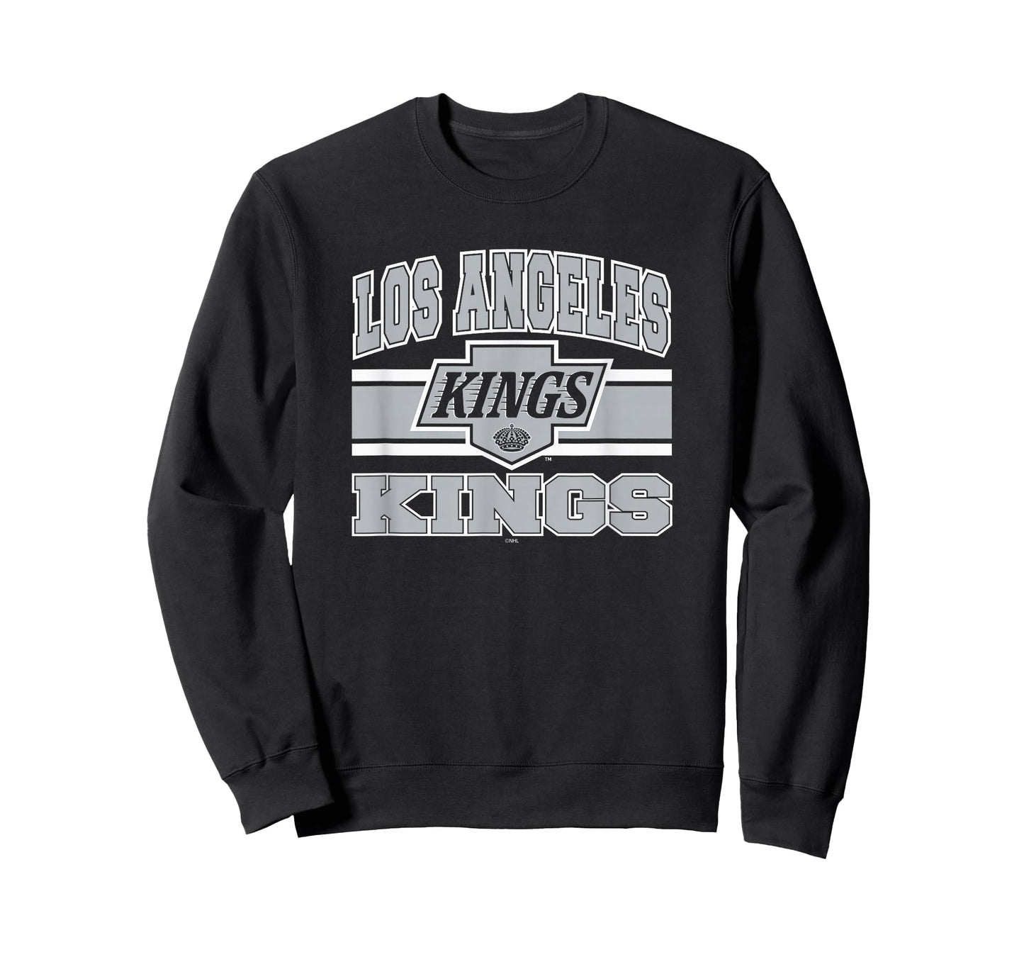 Los Angeles Kings Stripe Black Officially Licensed T-Shirt