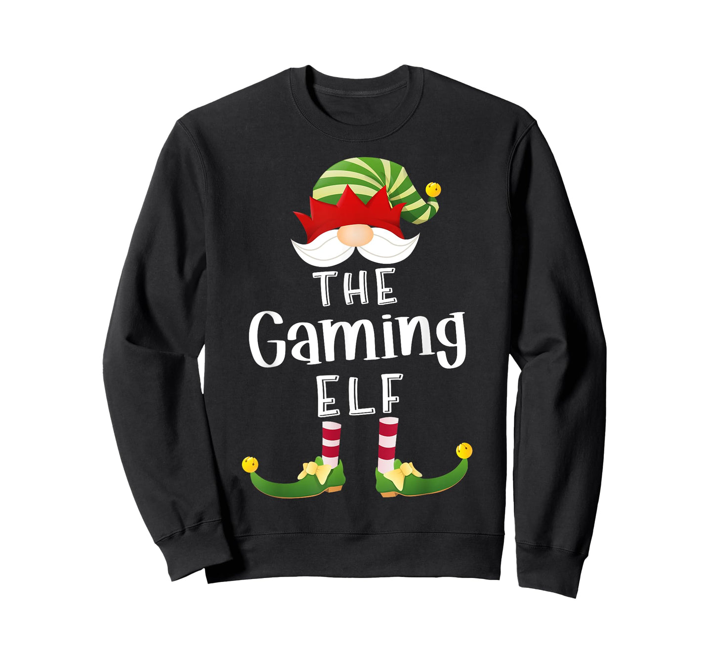 Gaming Elf Group Christmas Funny Pajama Party T-Shirt