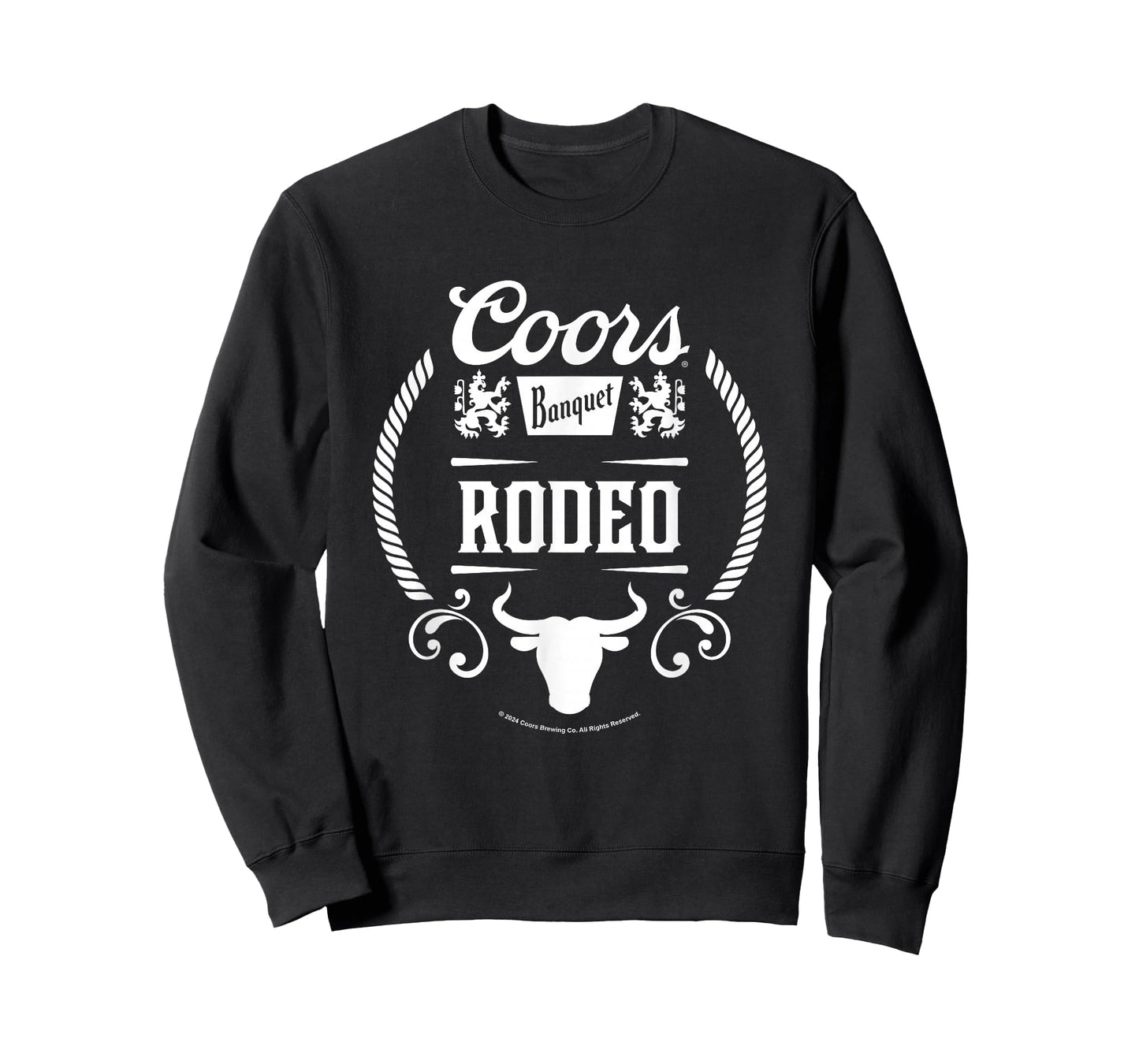 Coors Banquet Rodeo Bull Silhouette Vintage Logo T-Shirt
