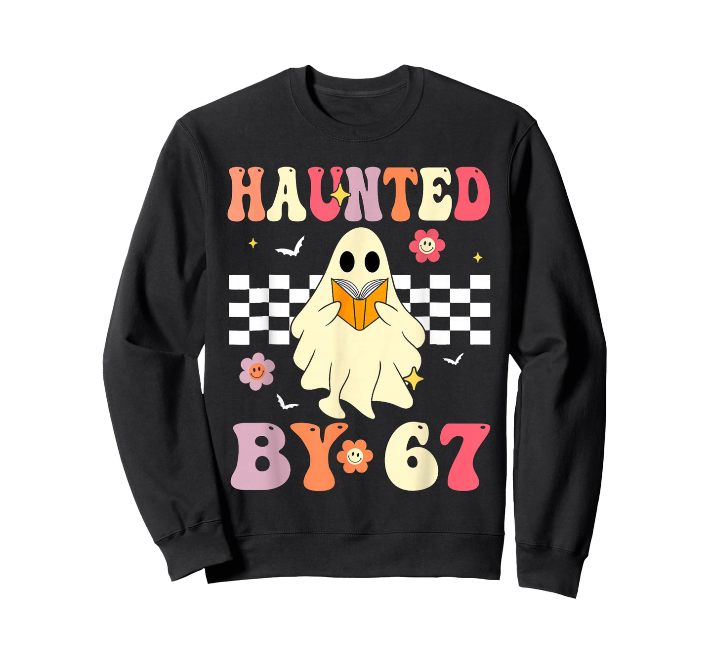 Haunted by 67 Meme Funny Six Seven 6 7 Halloween Teachers T-Shirt