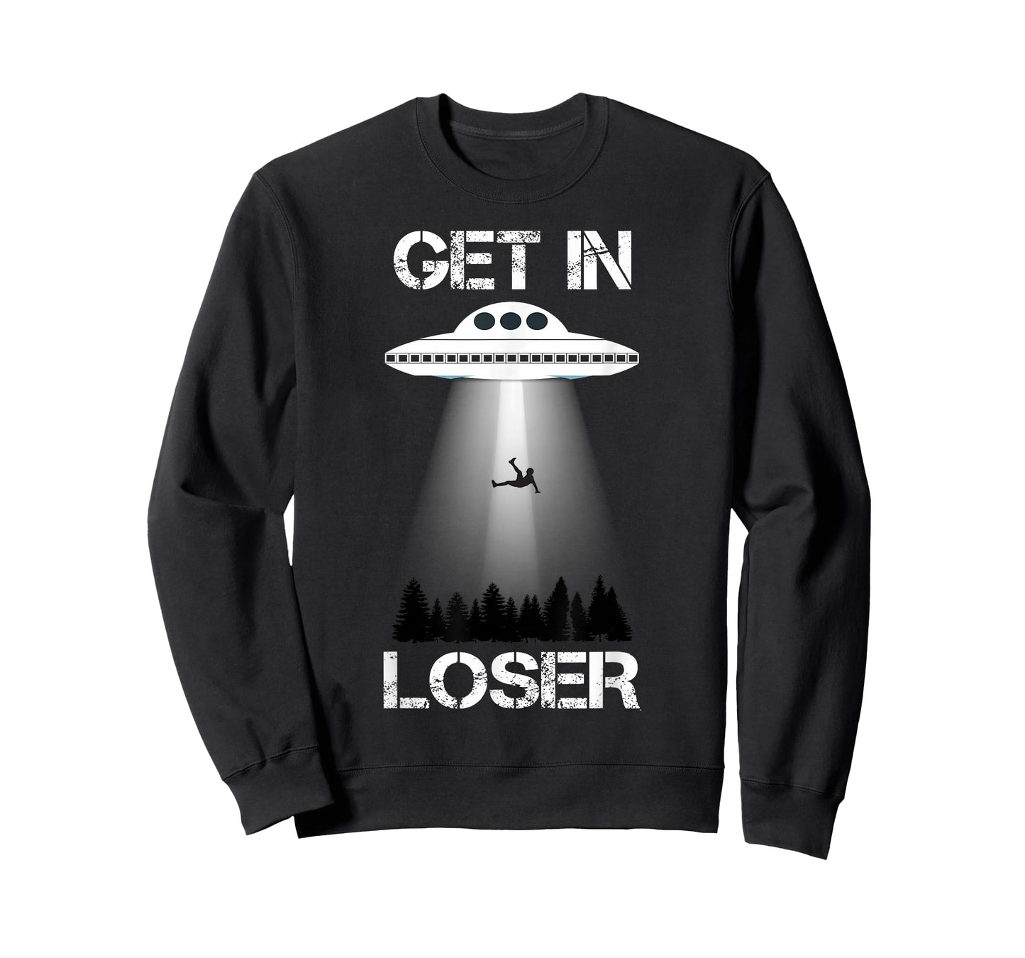 Get In Loser Alien Abduction Shirt UFO Tee Shirt T-Shirt