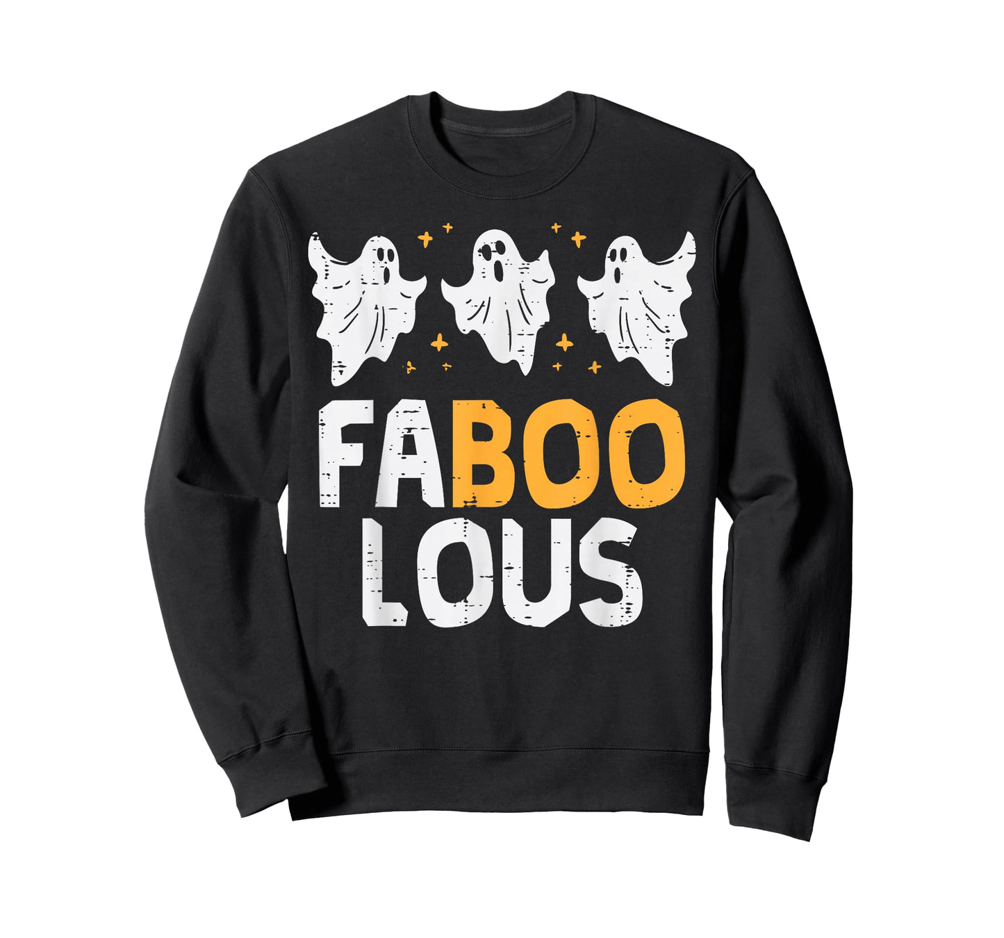 Faboolous Ghosts Funny Scary Spooky Halloween Women Girls T-Shirt