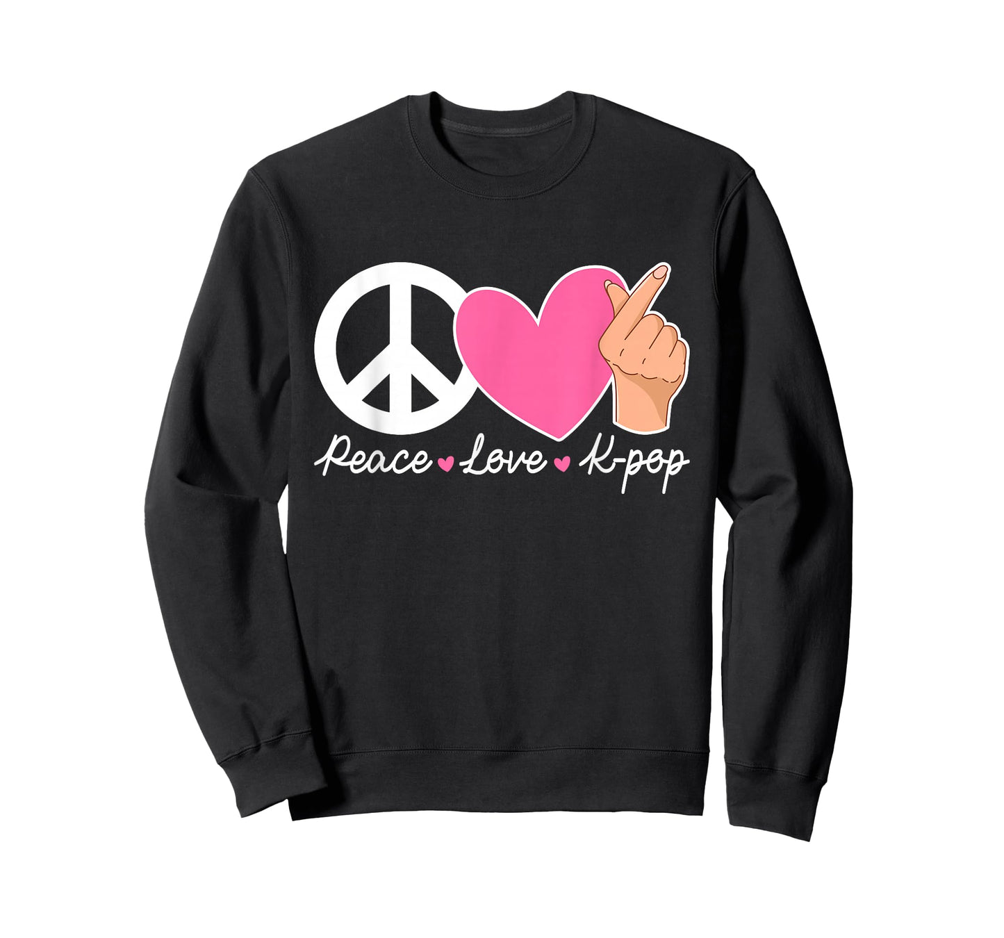 Peace Love K-pop Cute Kpop Music Anime Lover T-Shirt