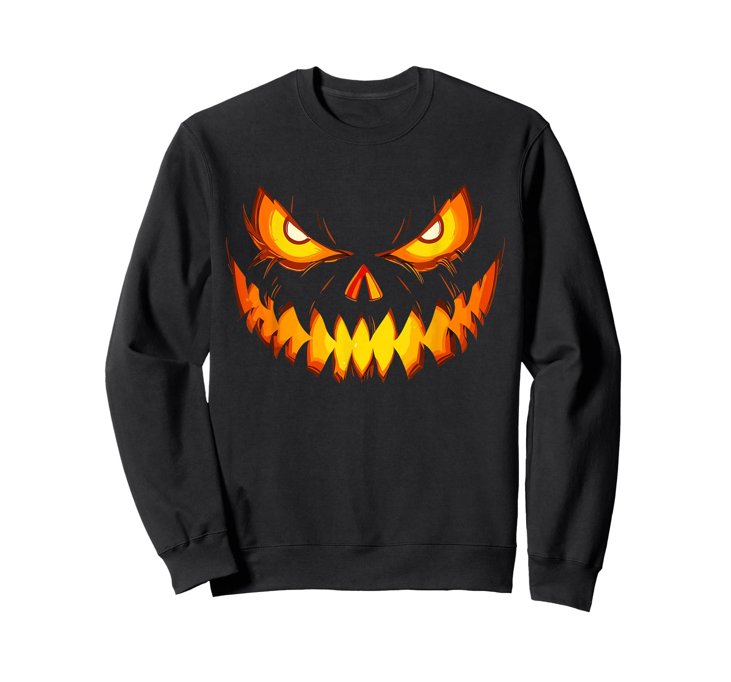 Scary Spooky Jack O Lantern Face Pumpkin Costume Halloween T-Shirt