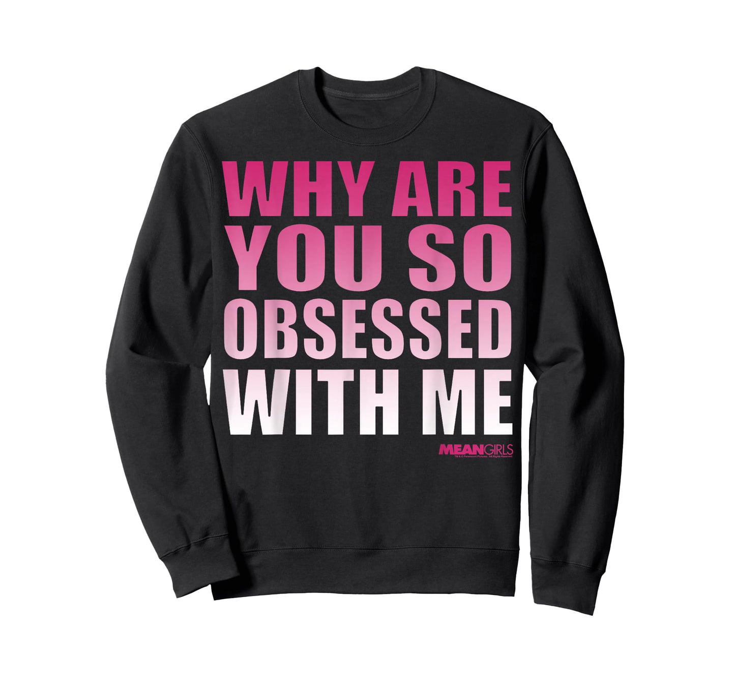 Mean Girls Obsessed with Me Pink Gradient Graphic T-Shirt T-Shirt